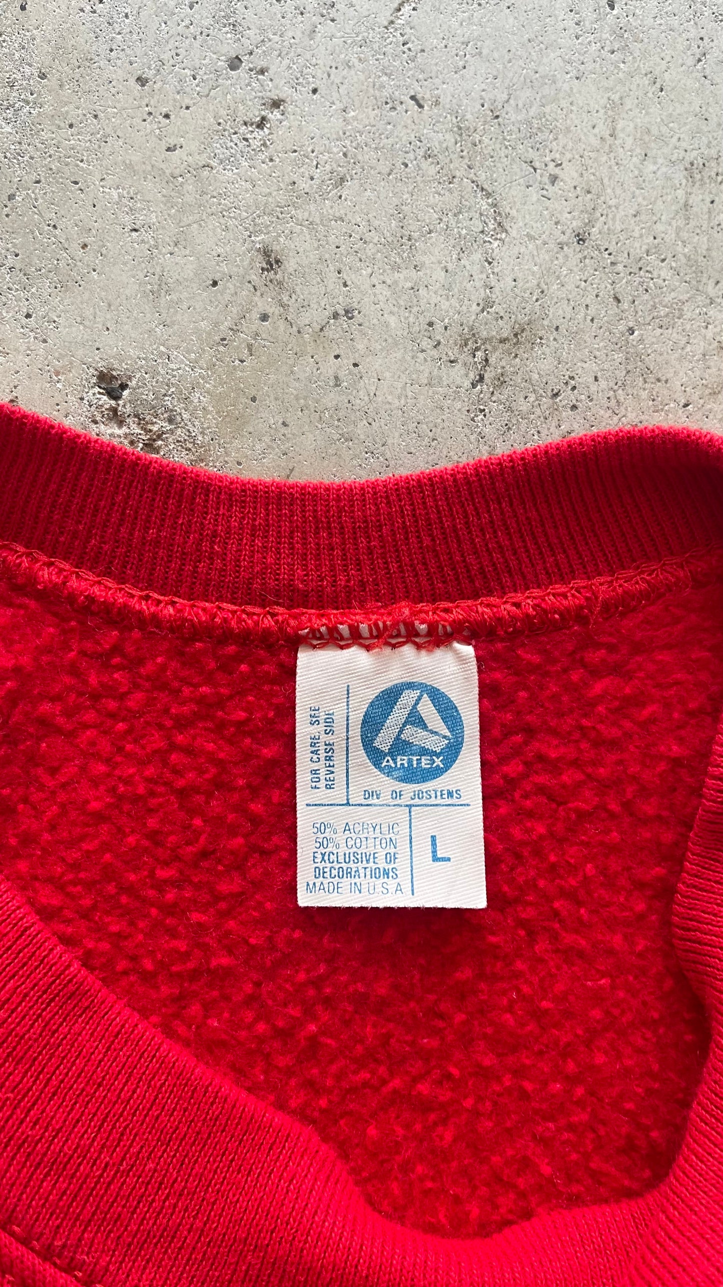 1990S "BUDLIGHT" PROMO SWEATSHIRT RED - L