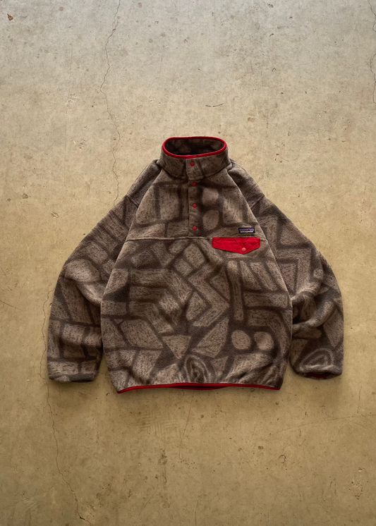 2000S PATAGONIA SYNCHILLA FLEECE SWEATSHIRT - L