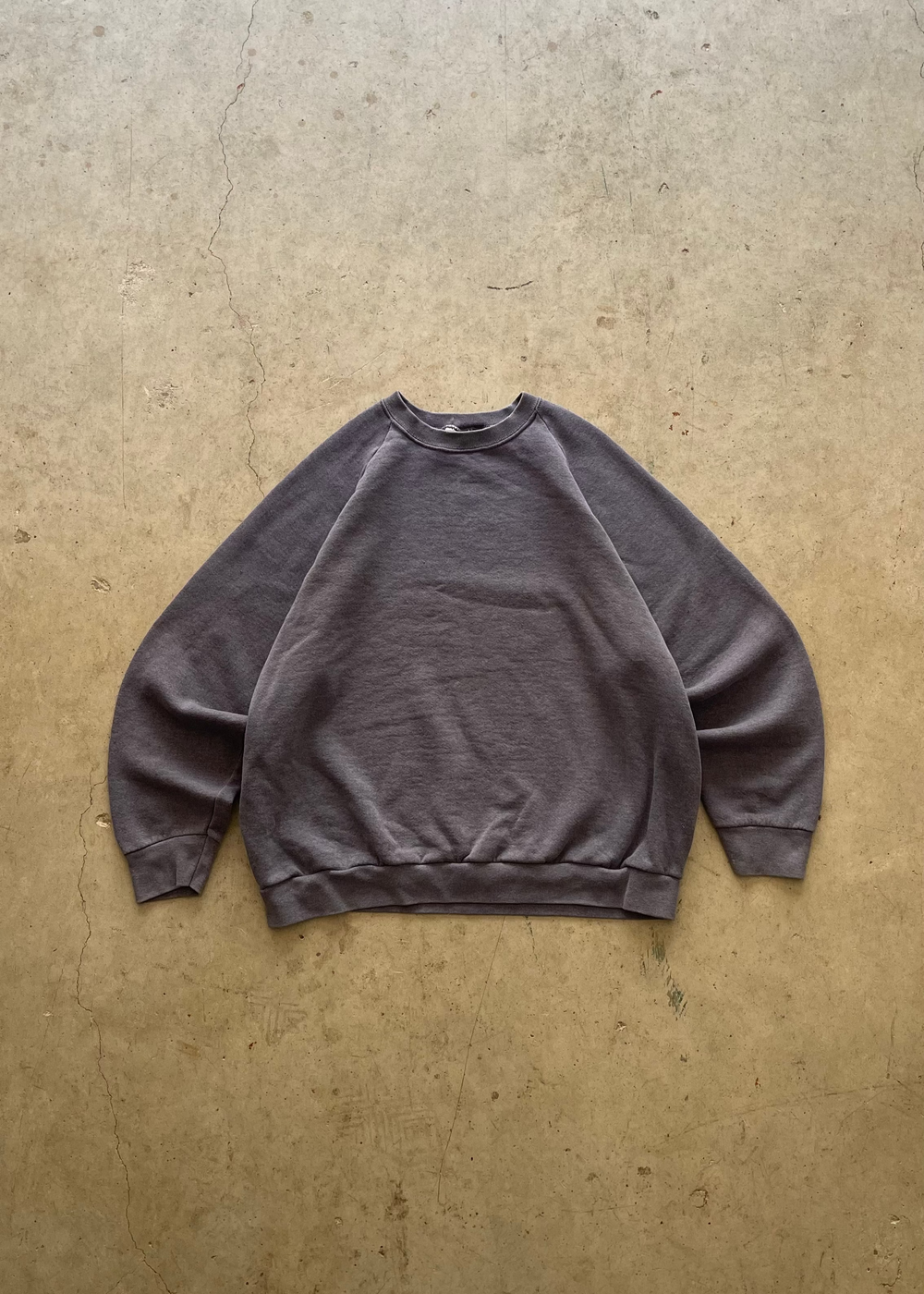 1990S FADED SWEATSHIRT GREY - L