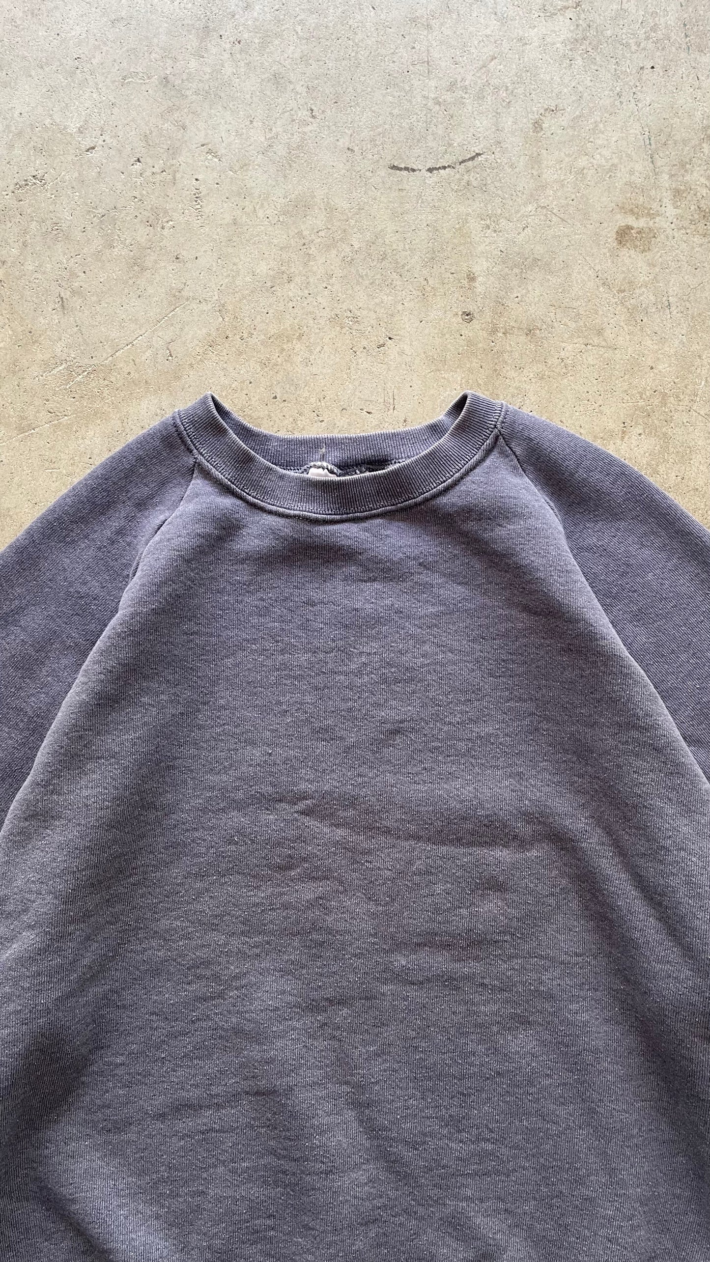 1990S FADED SWEATSHIRT GREY - L