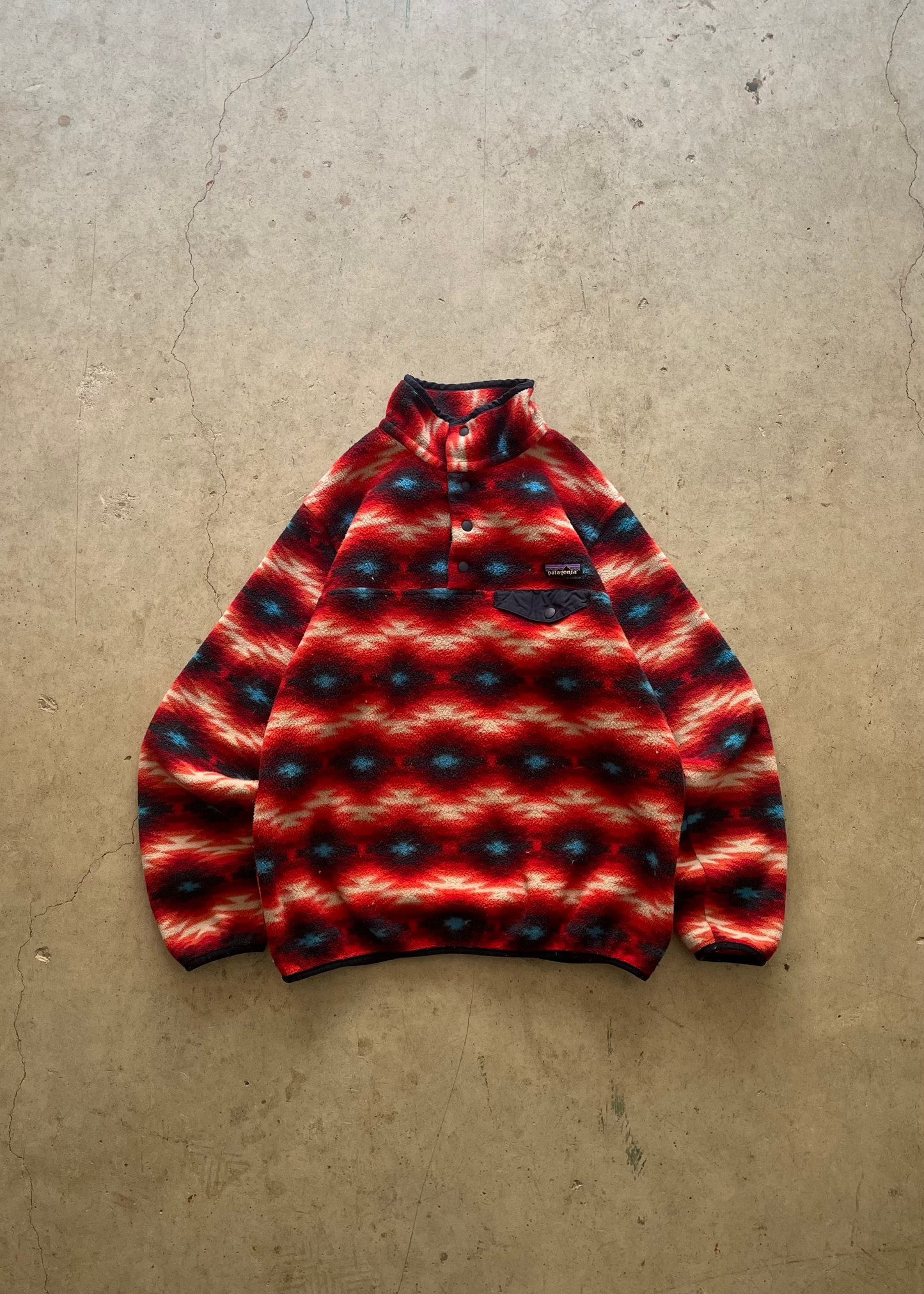 2000S PATAGONIA SYNCHILLA FLEECE SWEATSHIRT - M
