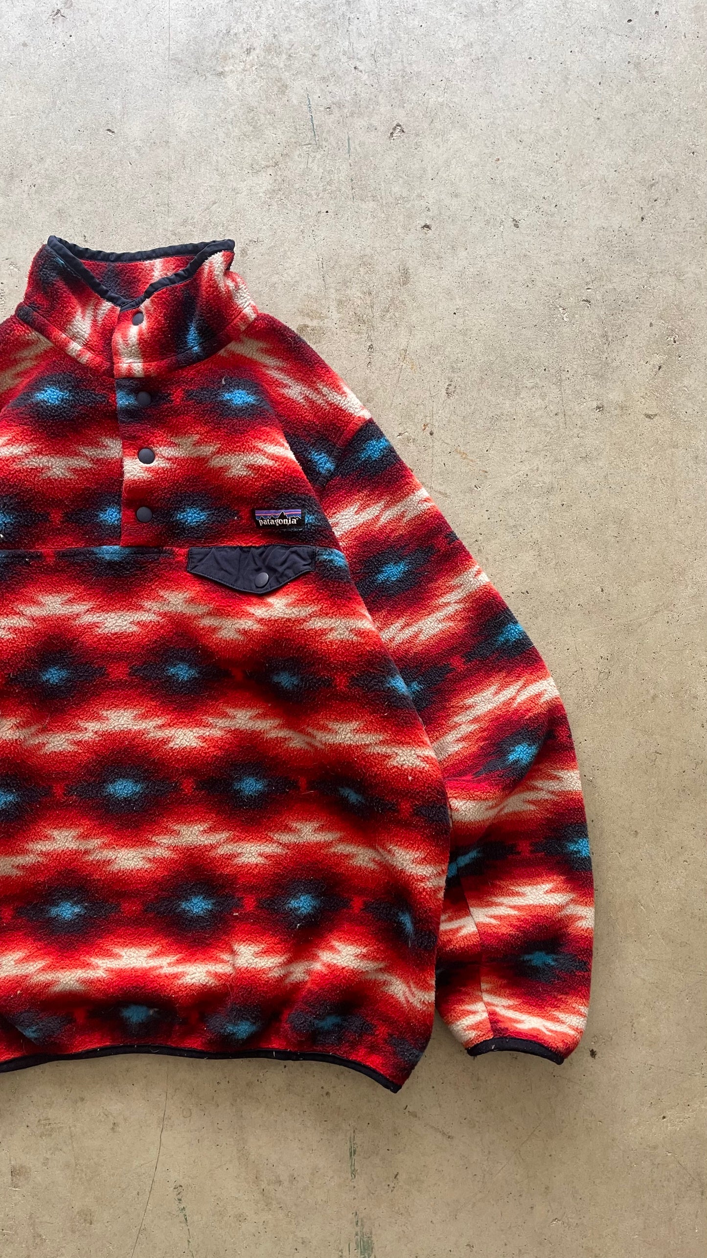 2000S PATAGONIA SYNCHILLA FLEECE SWEATSHIRT - M