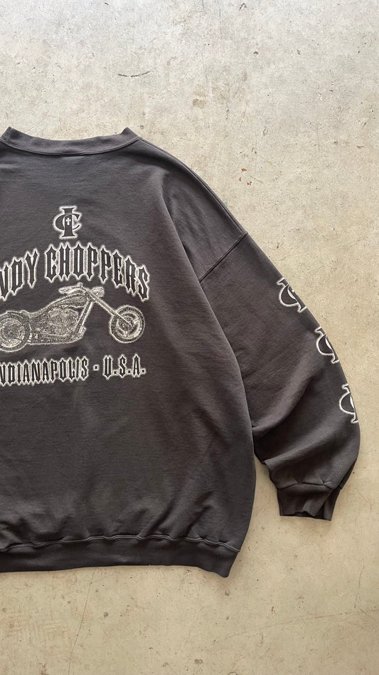 1990S INDY CHOPPERS CREWNECK BLACK - L