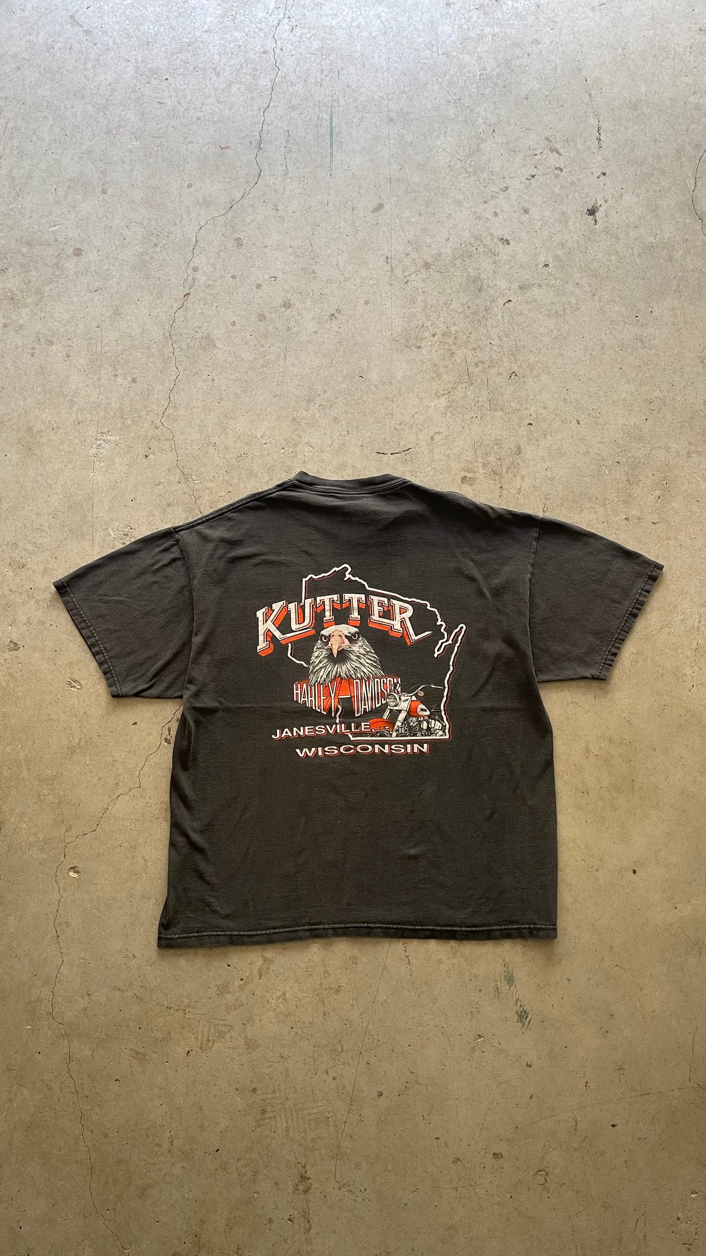 1990S FADED "HARLEY DAVIDSON" TEE - XL