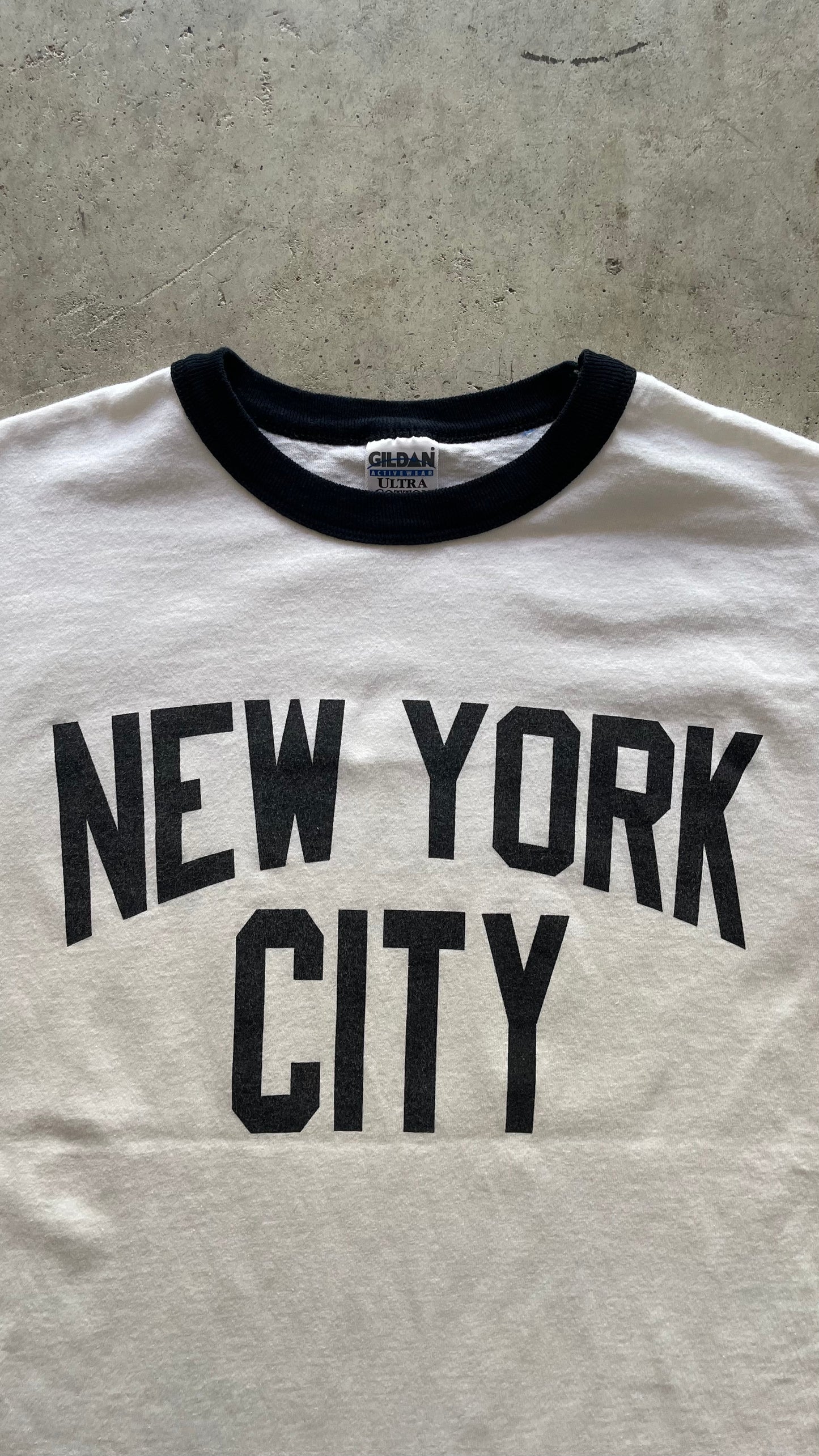 1990S "NEW YORK CITY" RINGER TEE - S