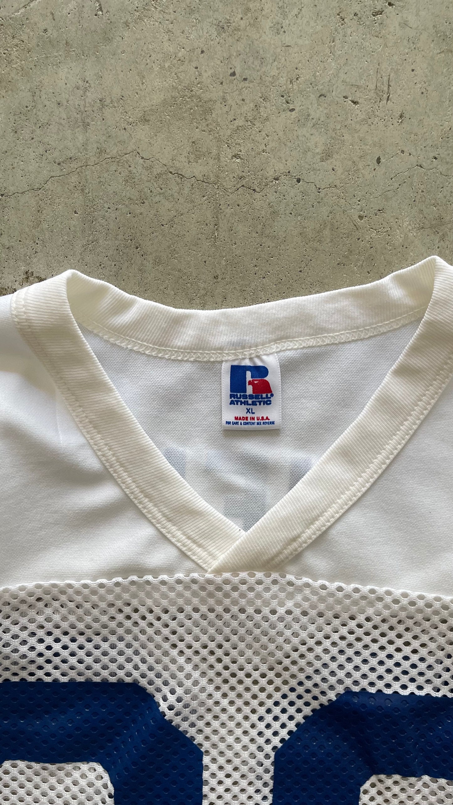 1990S "RUSSELL ATHLETIC" CROPPED JERSEY - XL