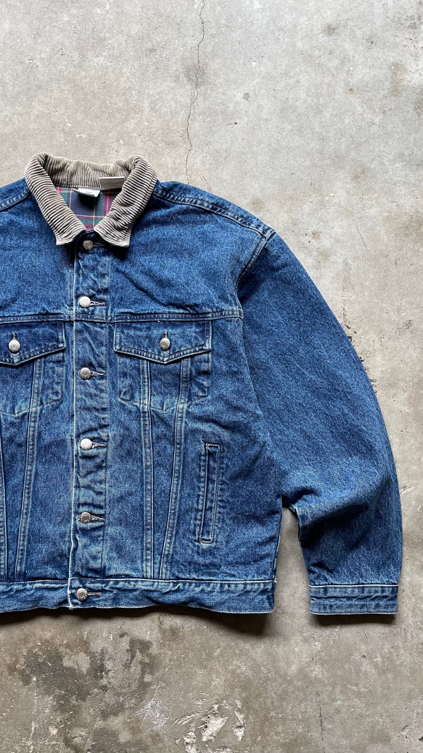 2000S DISNEY DENIM JACKET - L