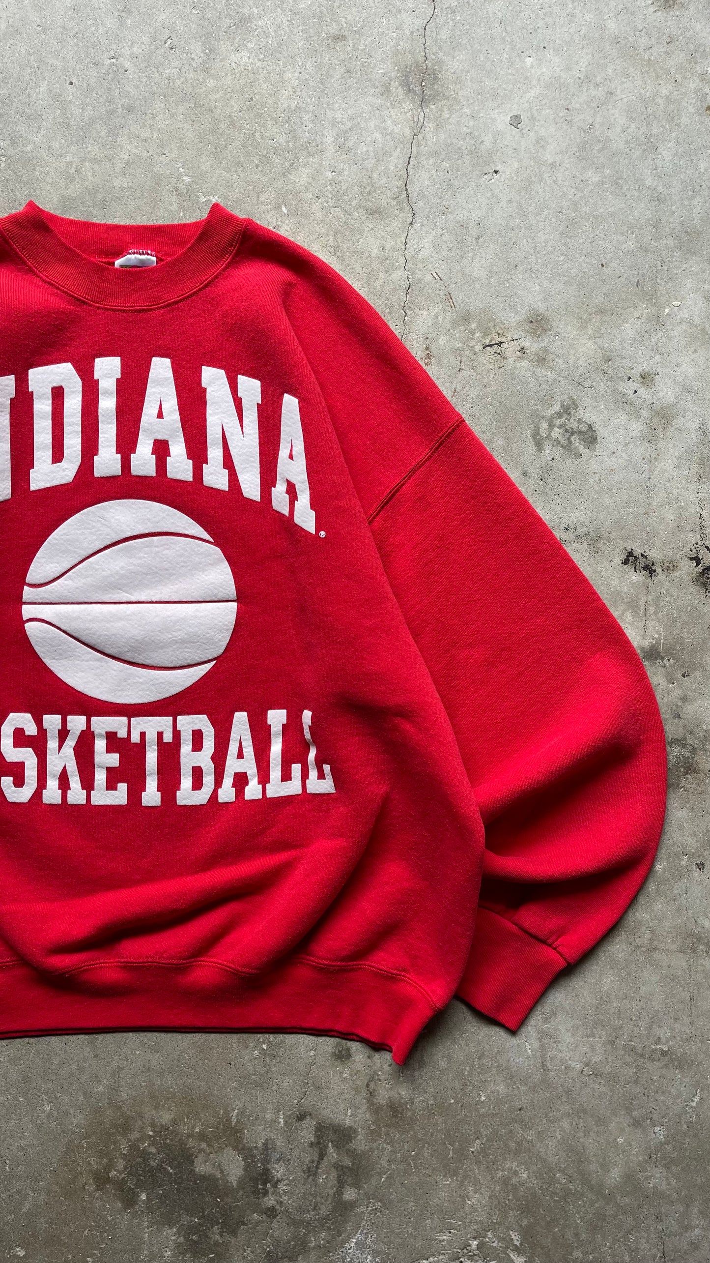 1990S INDIANA BASKETBALL SWEATSHIRT RED - XL