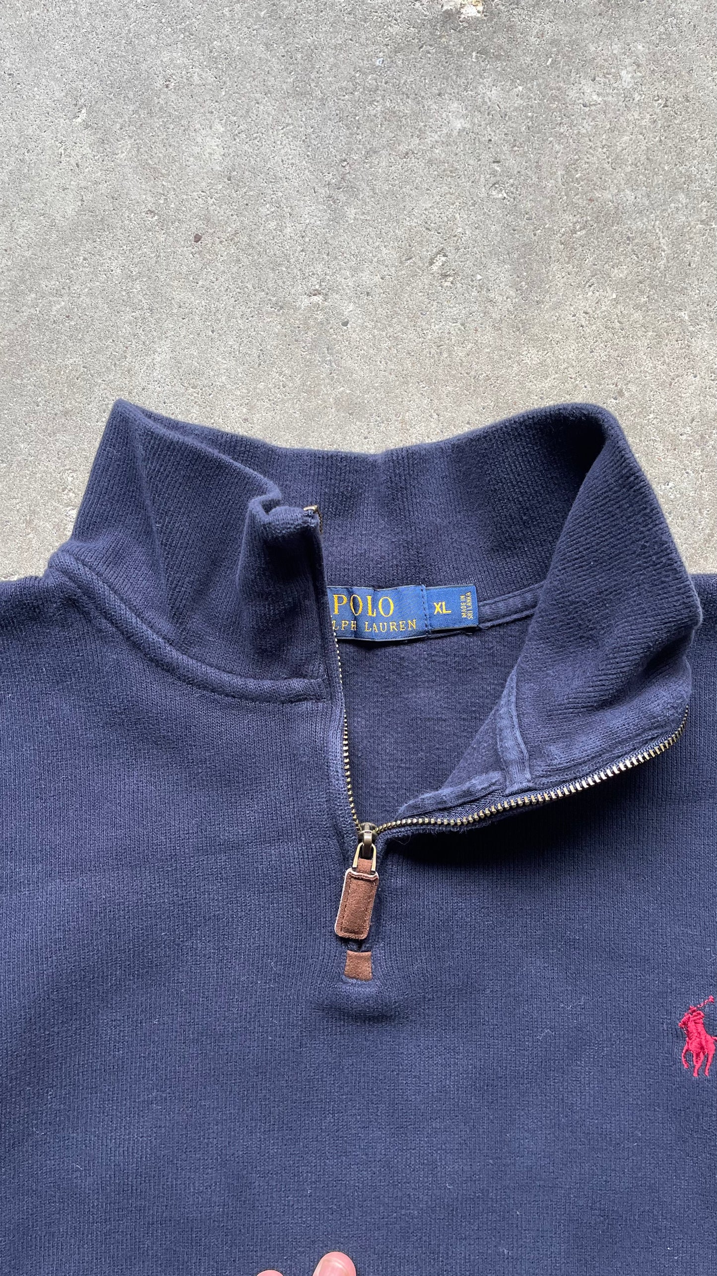 2000S POLO RALPH LAUREN SWEATER BLUE - xL