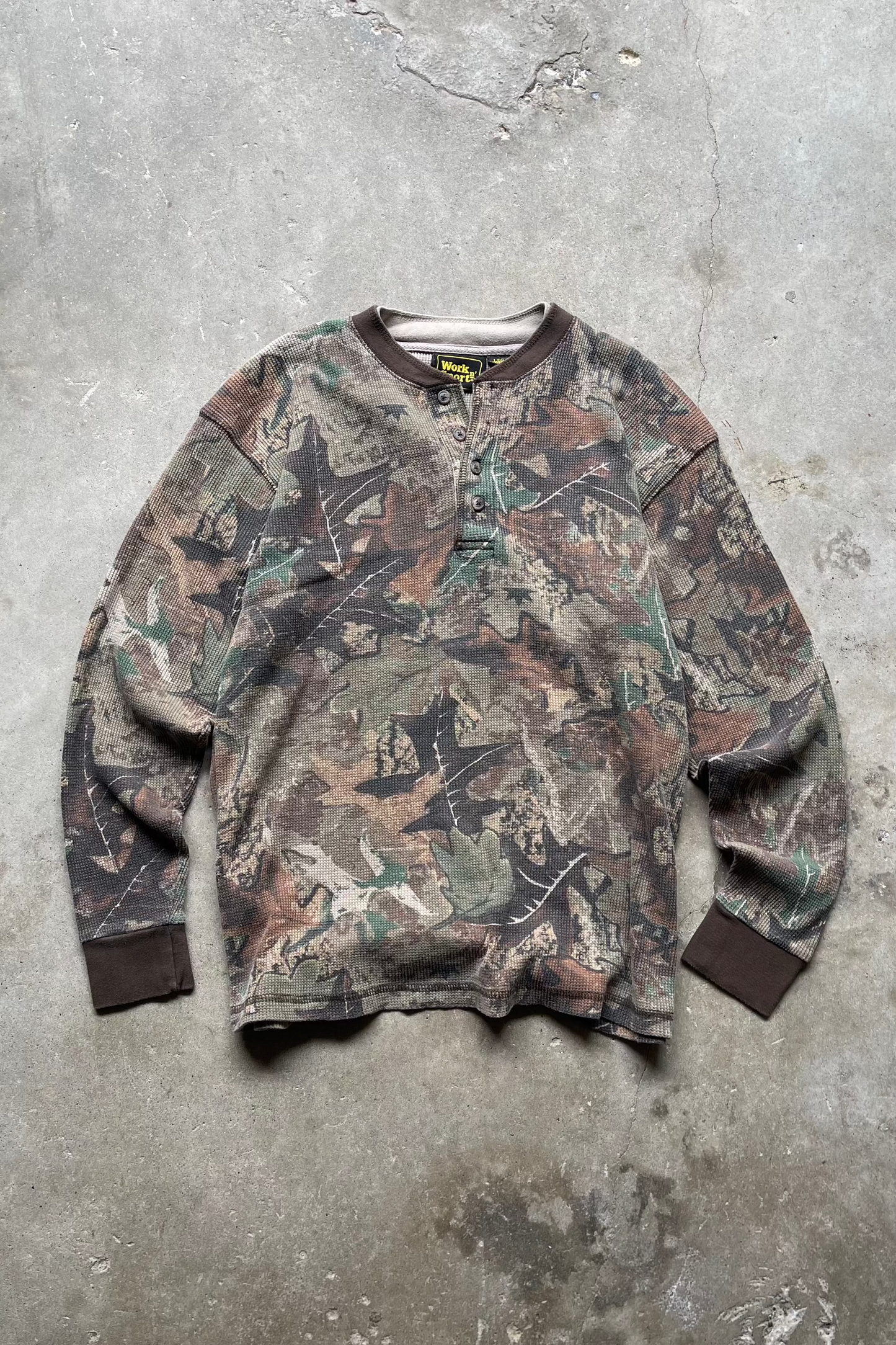 1990S REALTREE HEAVYWEIGHT THERMAL BROWN - L