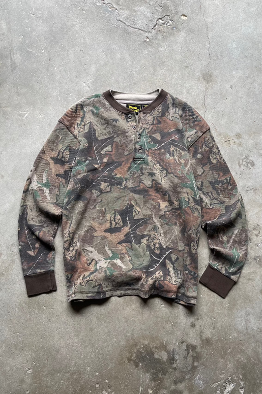 1990S REALTREE HEAVYWEIGHT THERMAL BROWN - L