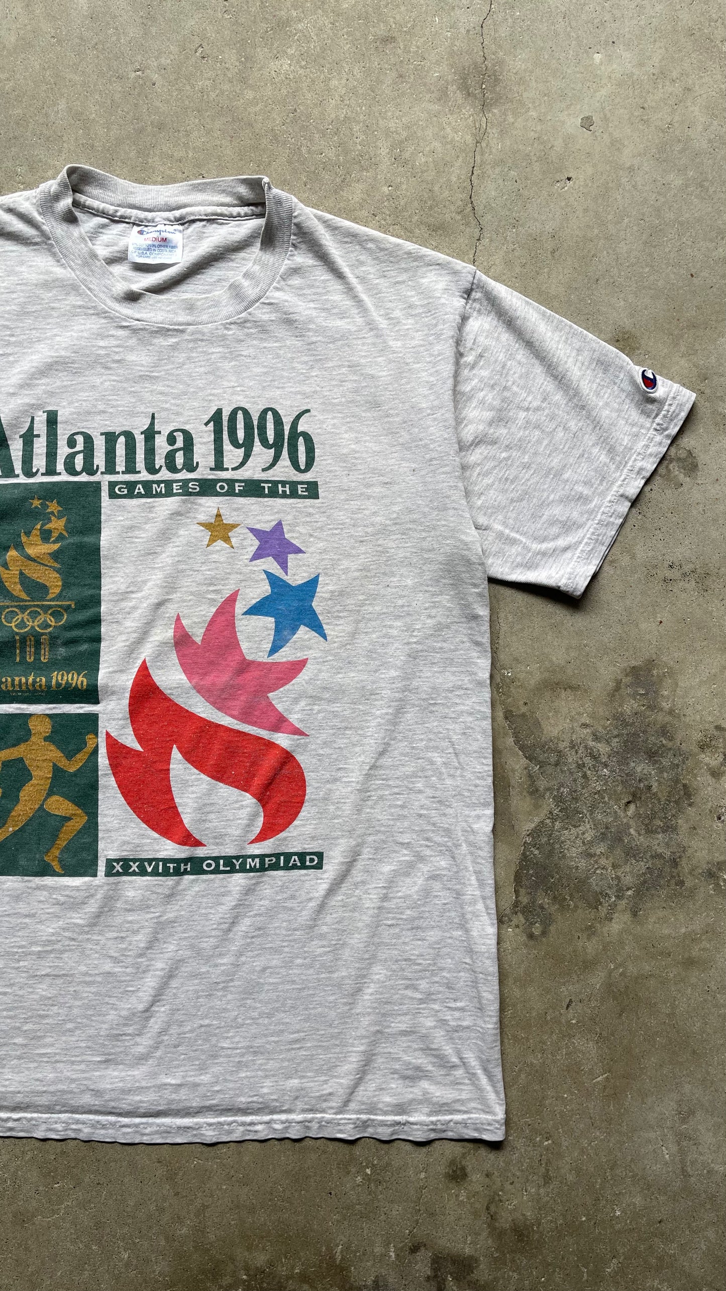 1990S ATLANTA OLYMPICS TEE GREY - M