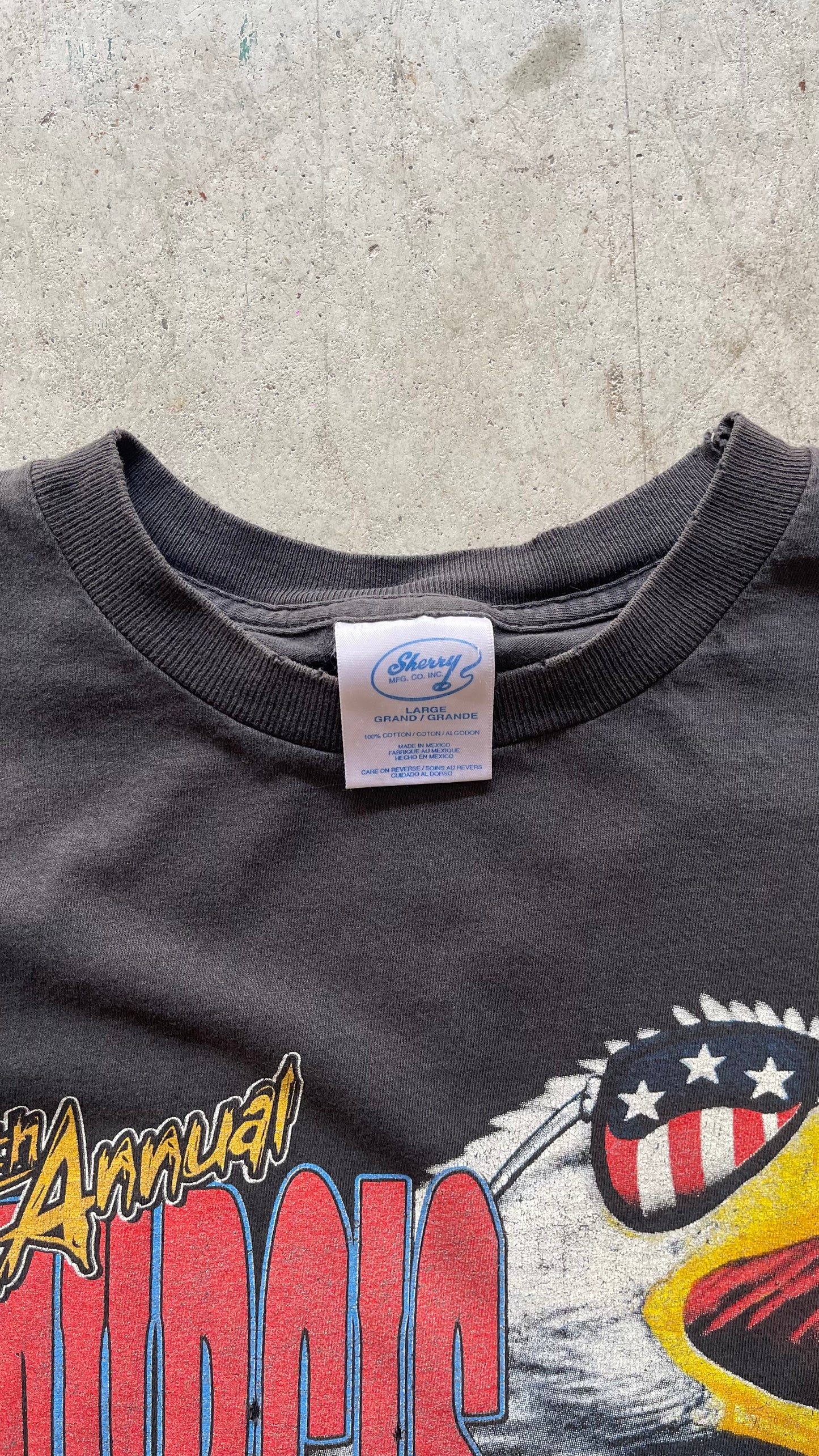 1990S STURGIS BLACK TEE - L