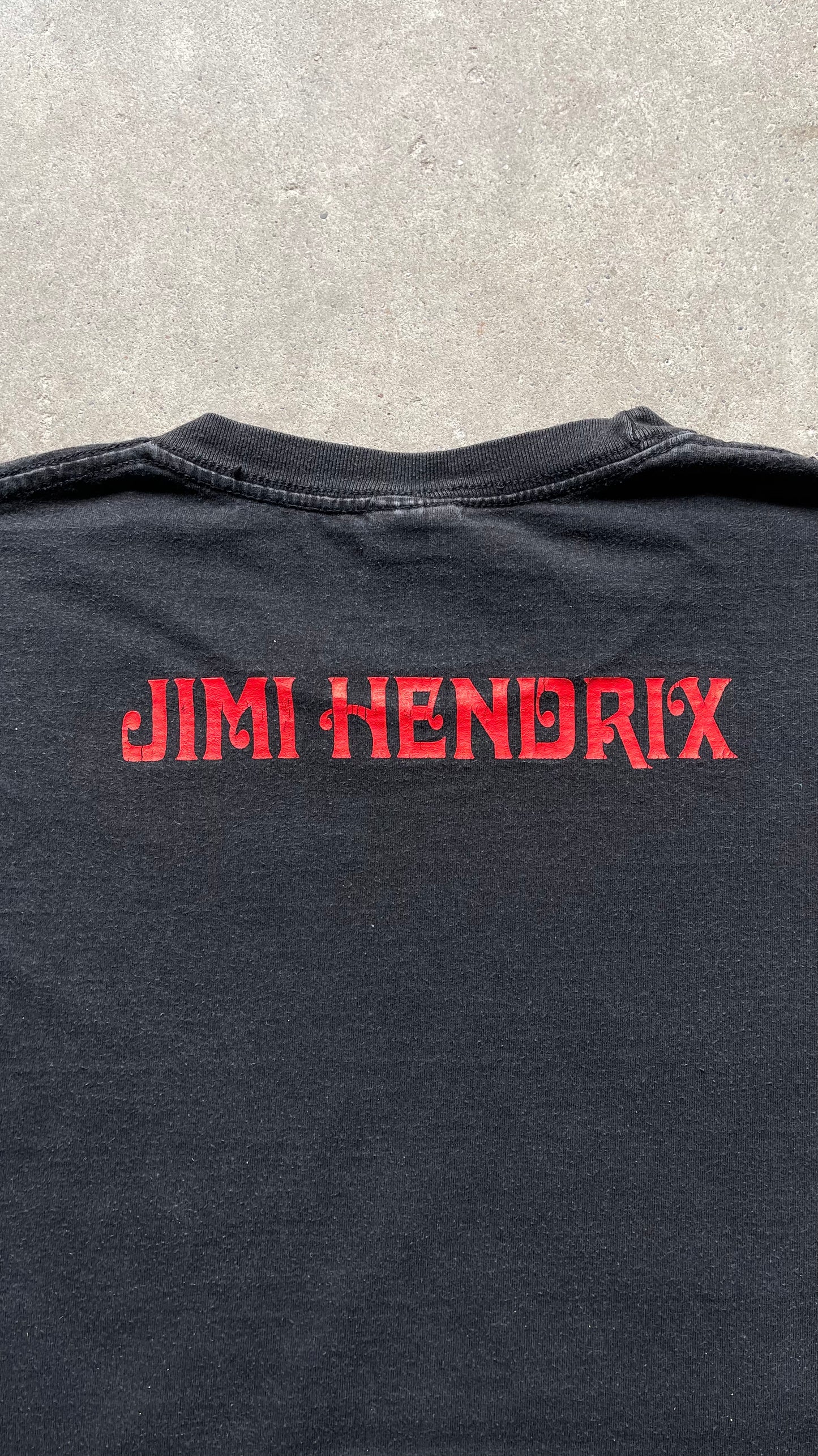 2000S JIMMY HENDRIX TEE BLACK - L