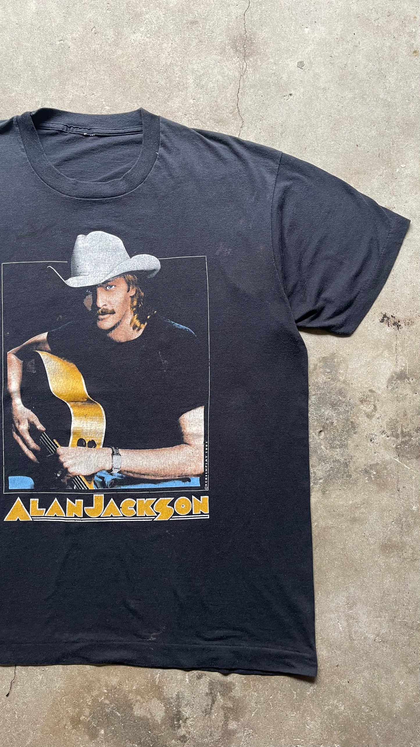 1990S ALLAN JACKSON TEE BLACK - L