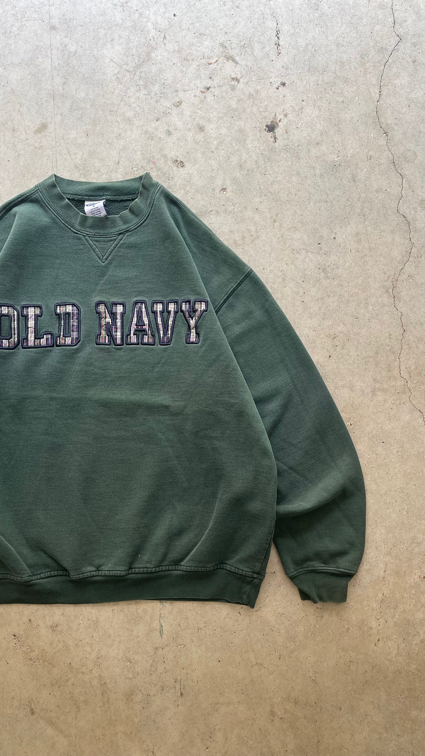 2000S OLD NAVY SWEATSHIRT GREEN - M
