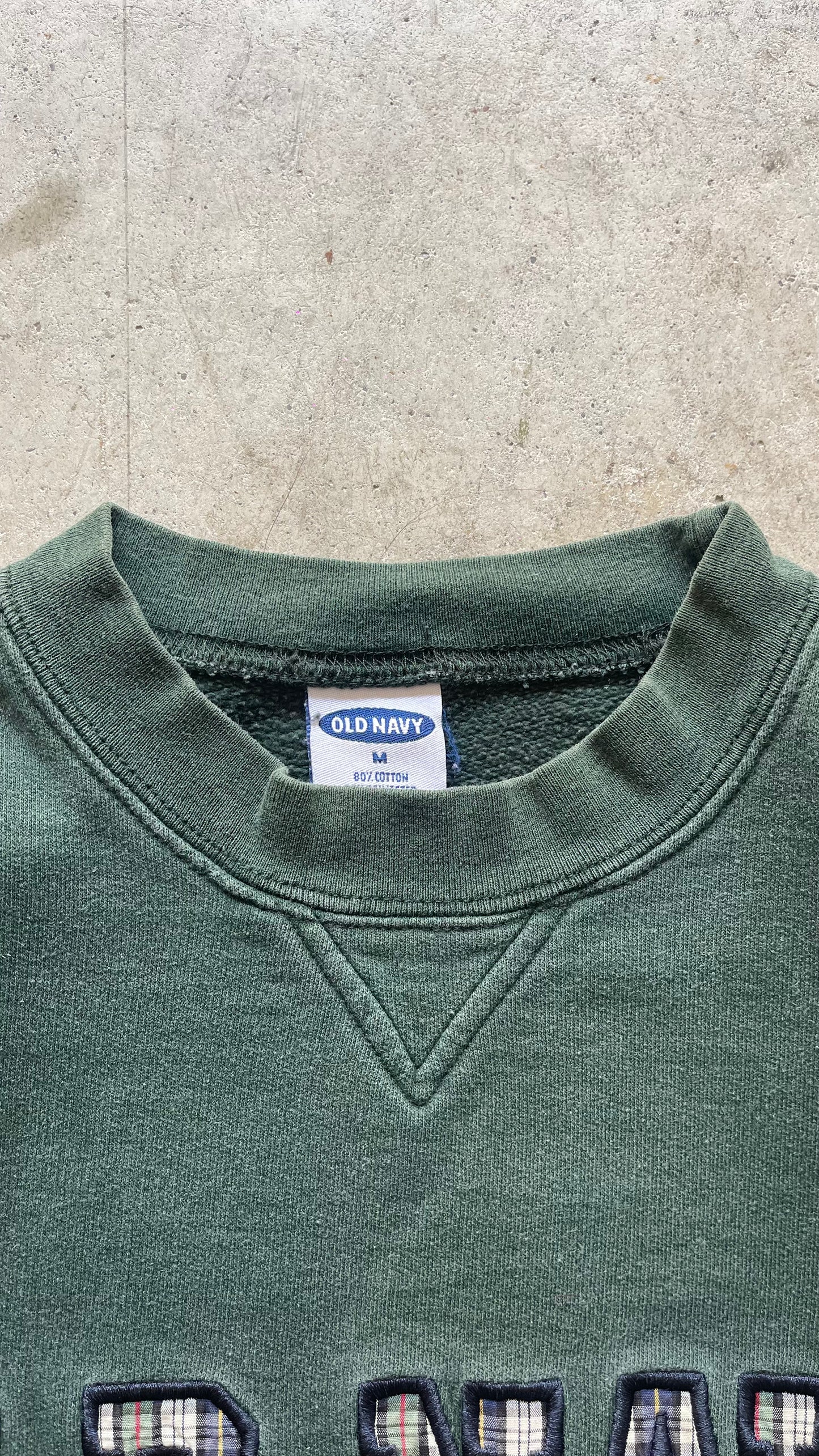 2000S OLD NAVY SWEATSHIRT GREEN - M