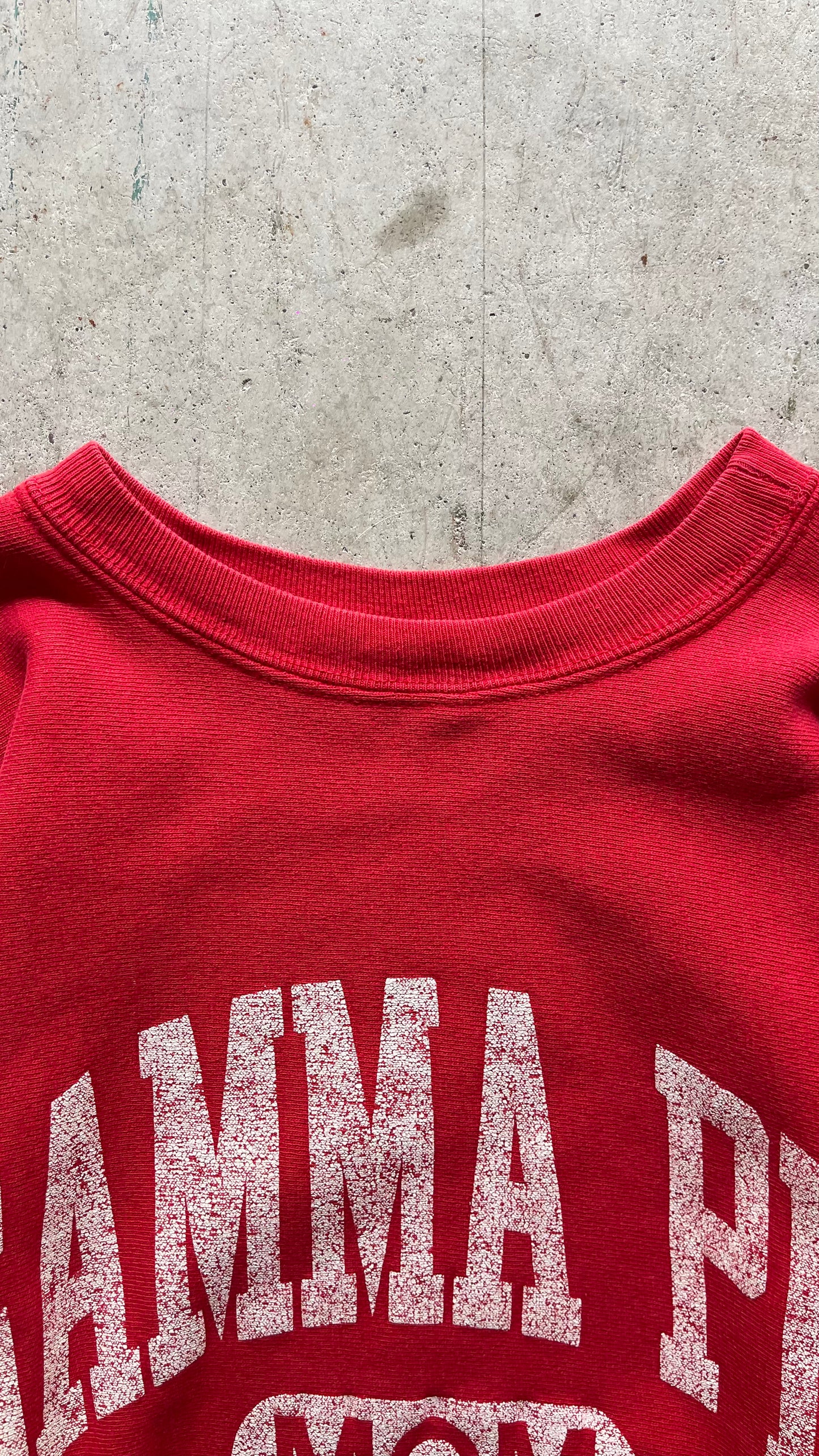 1990S "GAMMA PHI" CHAMPION SWEATSHIRT RED - L