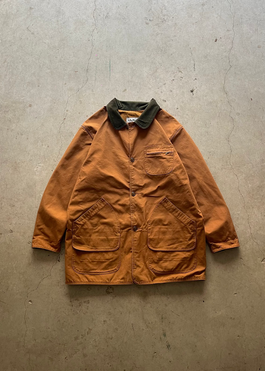 1990S L.L. BEAN CHORE JACKET TAN - XL