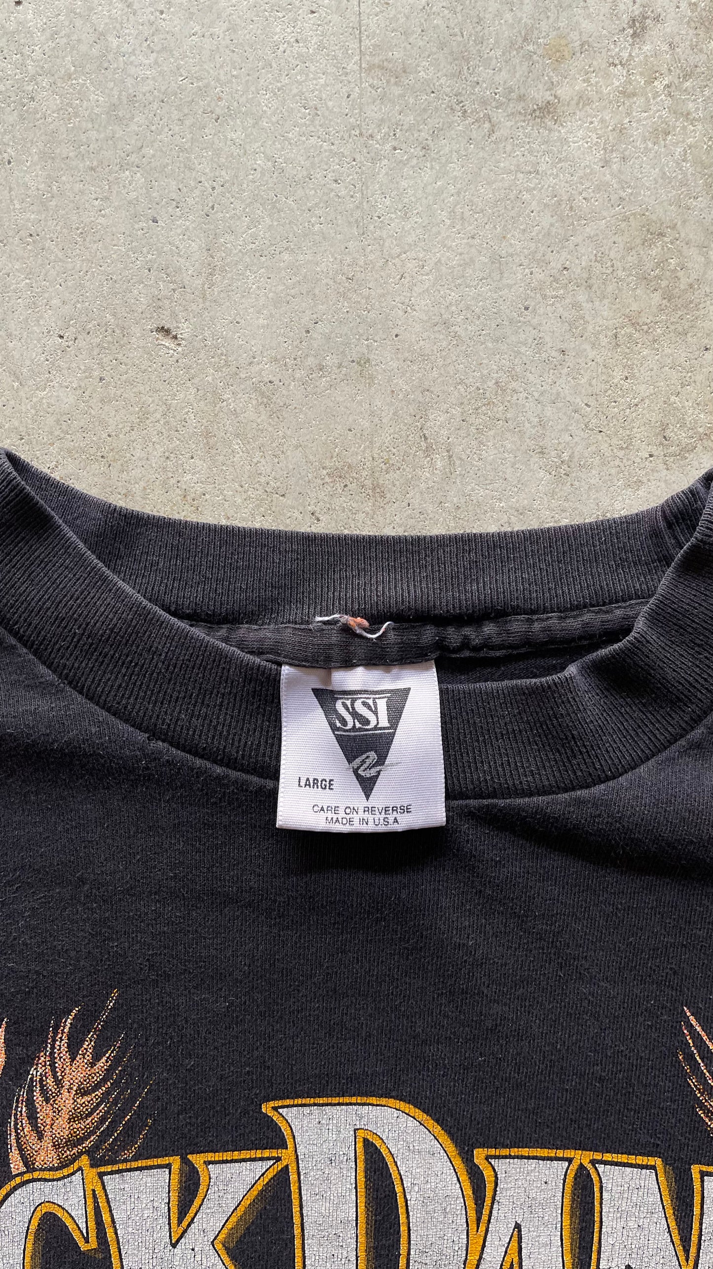 1990S JACK DANIELS BLACK TEE - L