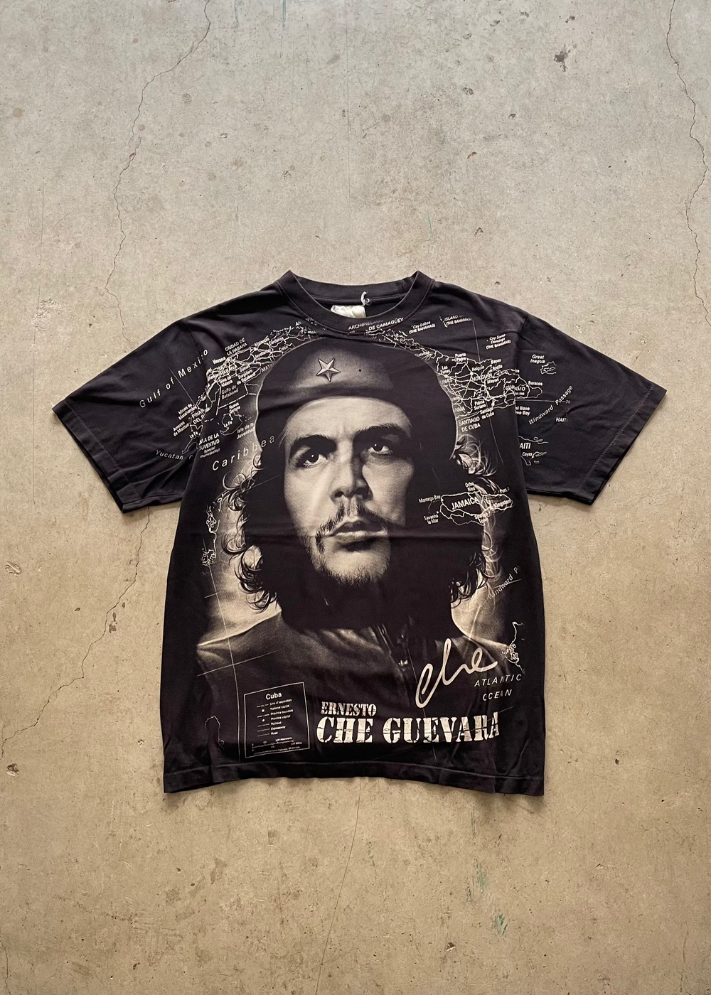 1990S CHE GUEVERA BLACK TEE - L