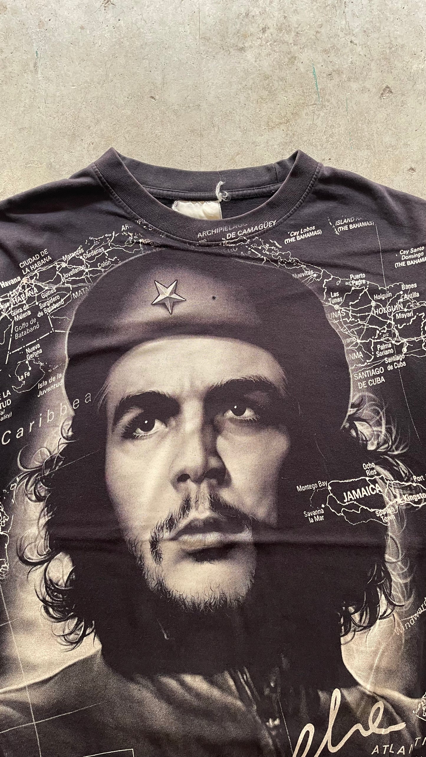 1990S CHE GUEVERA BLACK TEE - L