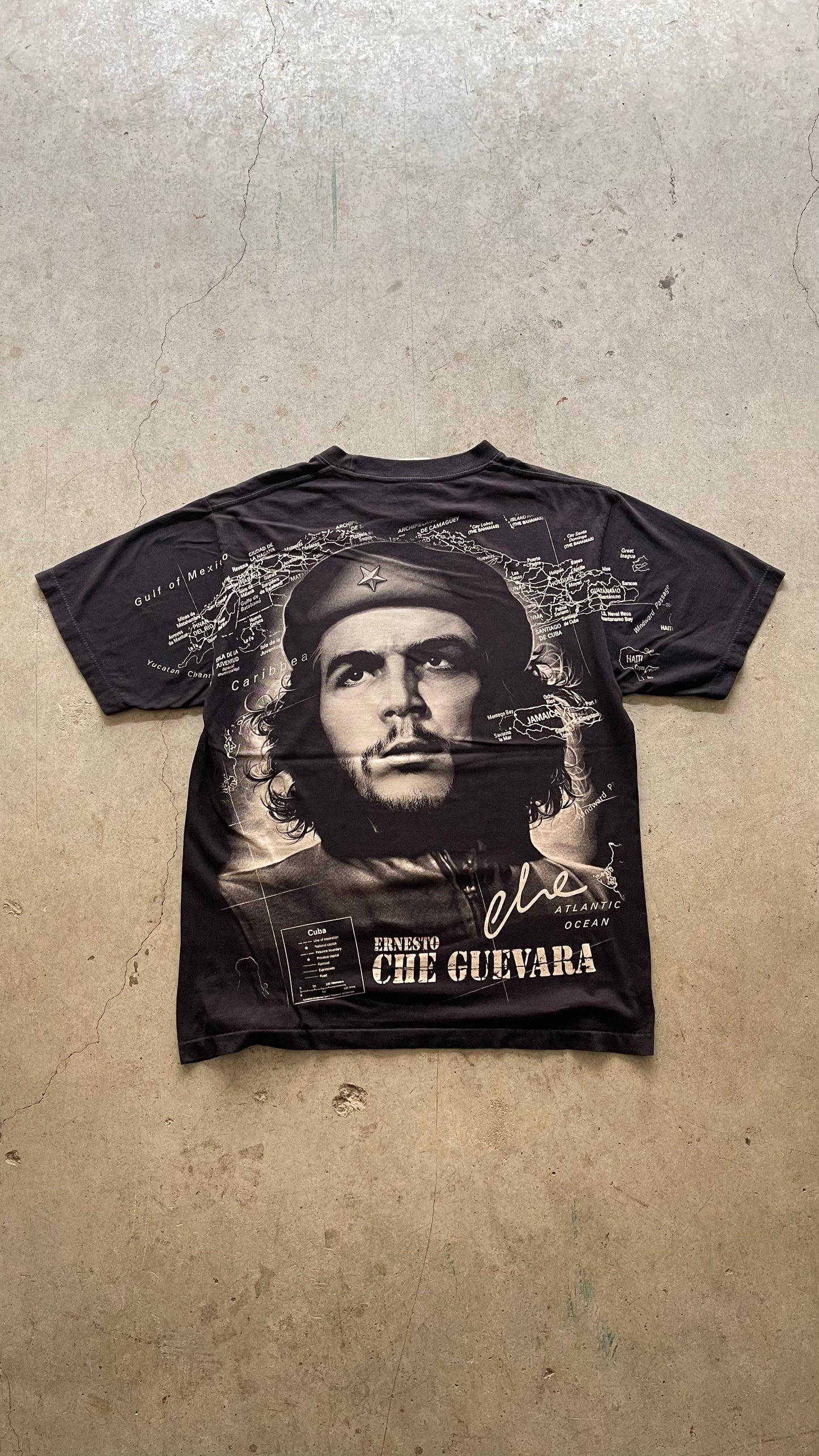 1990S CHE GUEVERA BLACK TEE - L