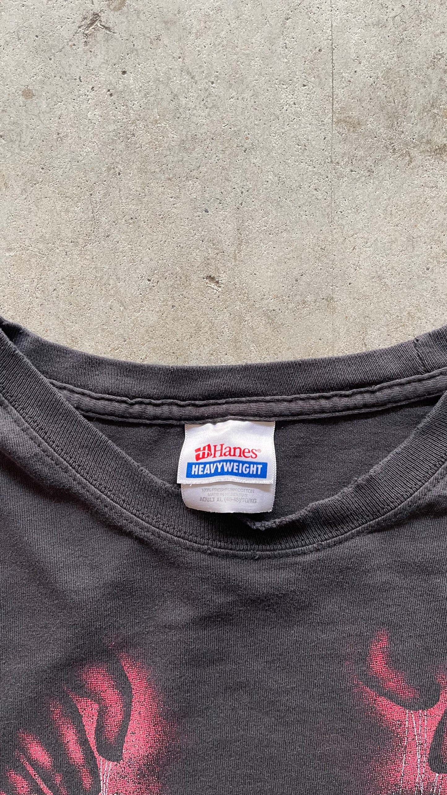 2000S DISTRESSED METALLICA BLACK TEE - XL
