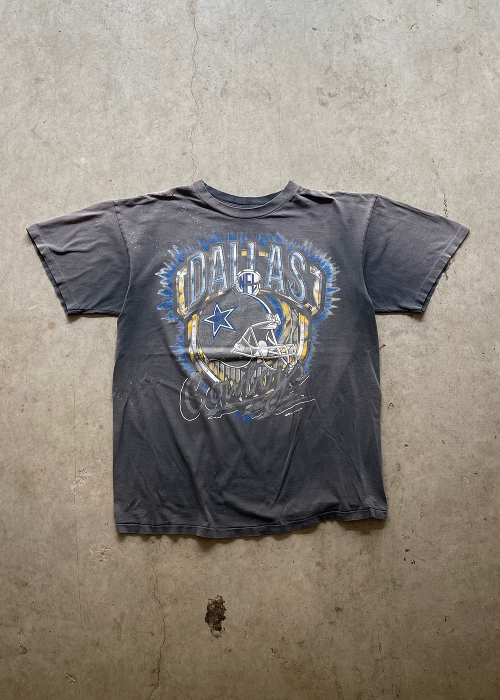 1990S FADED DALLAS COWBOYS TEE - XL
