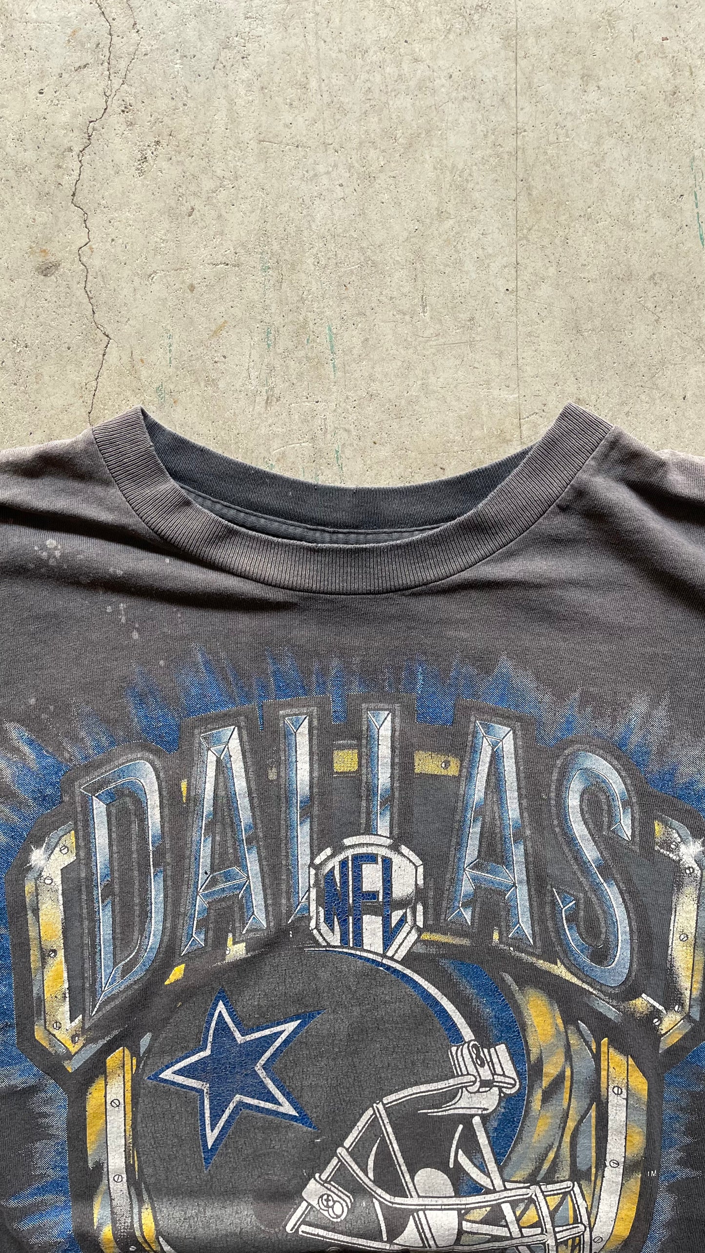 1990S FADED DALLAS COWBOYS TEE - XL