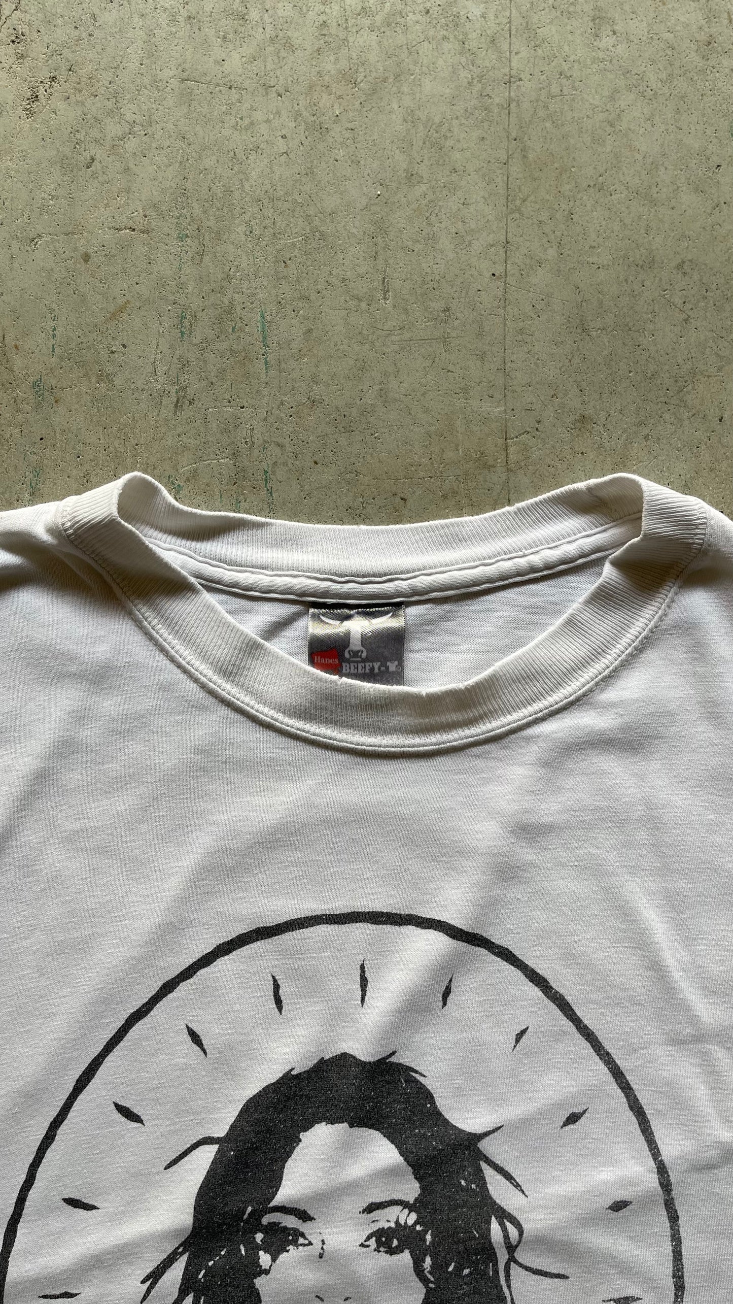 2000S "MADONA IS MY HOMEGIRL" WHITE TEE - S