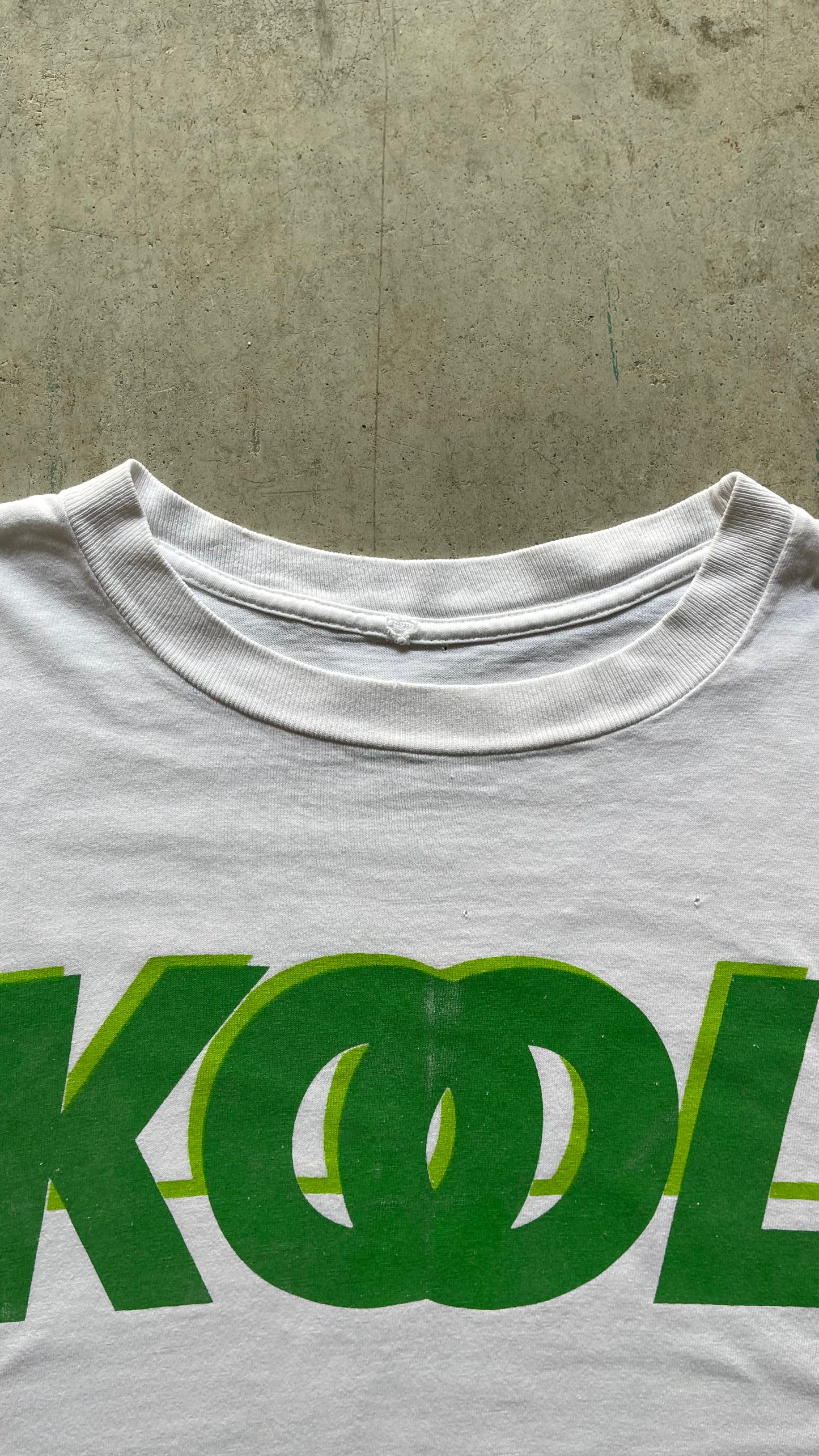 1990S "KOOL" WHITE TEE - L