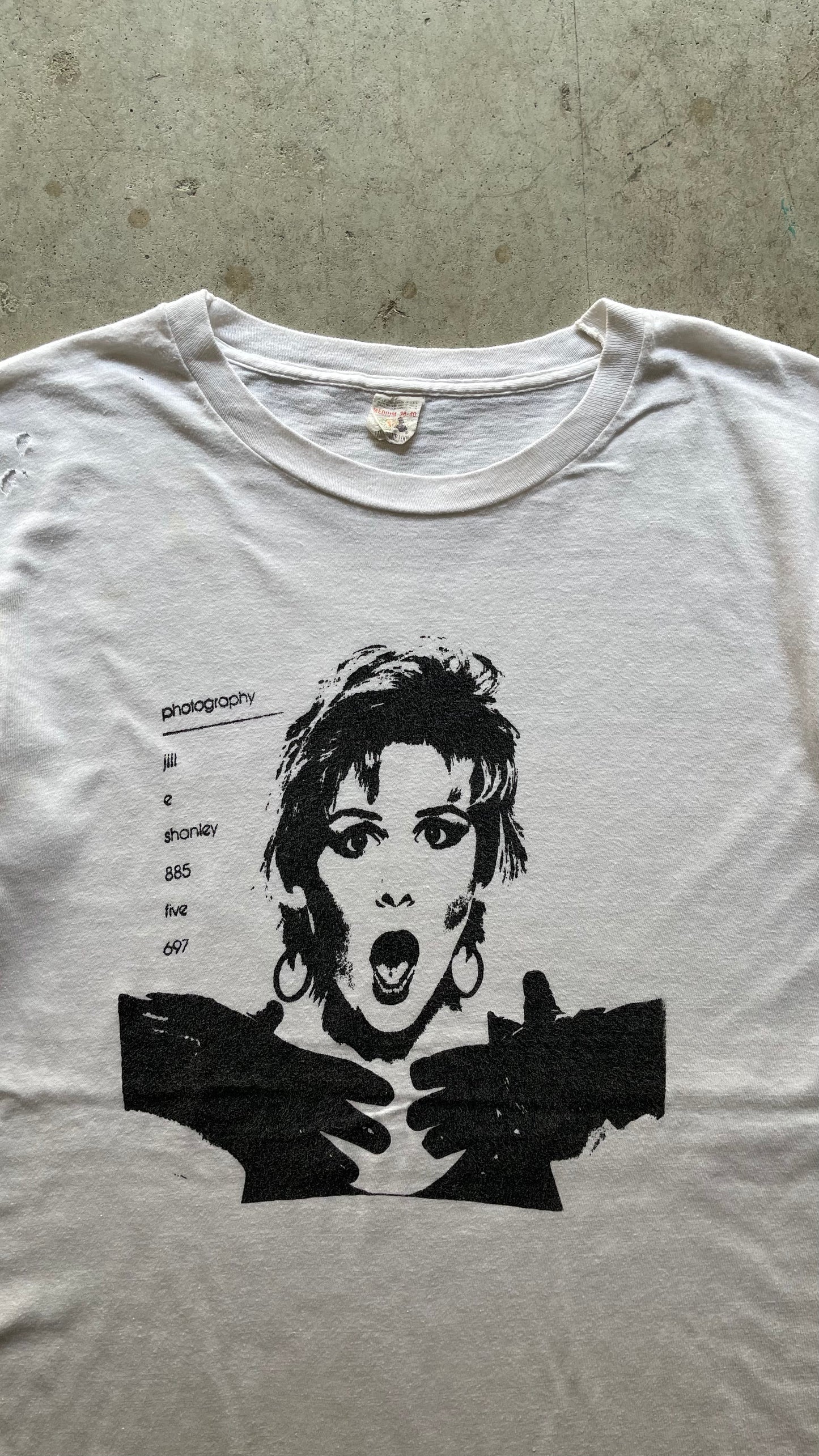 1980S PHOTOGRAPHY ART TEE - M