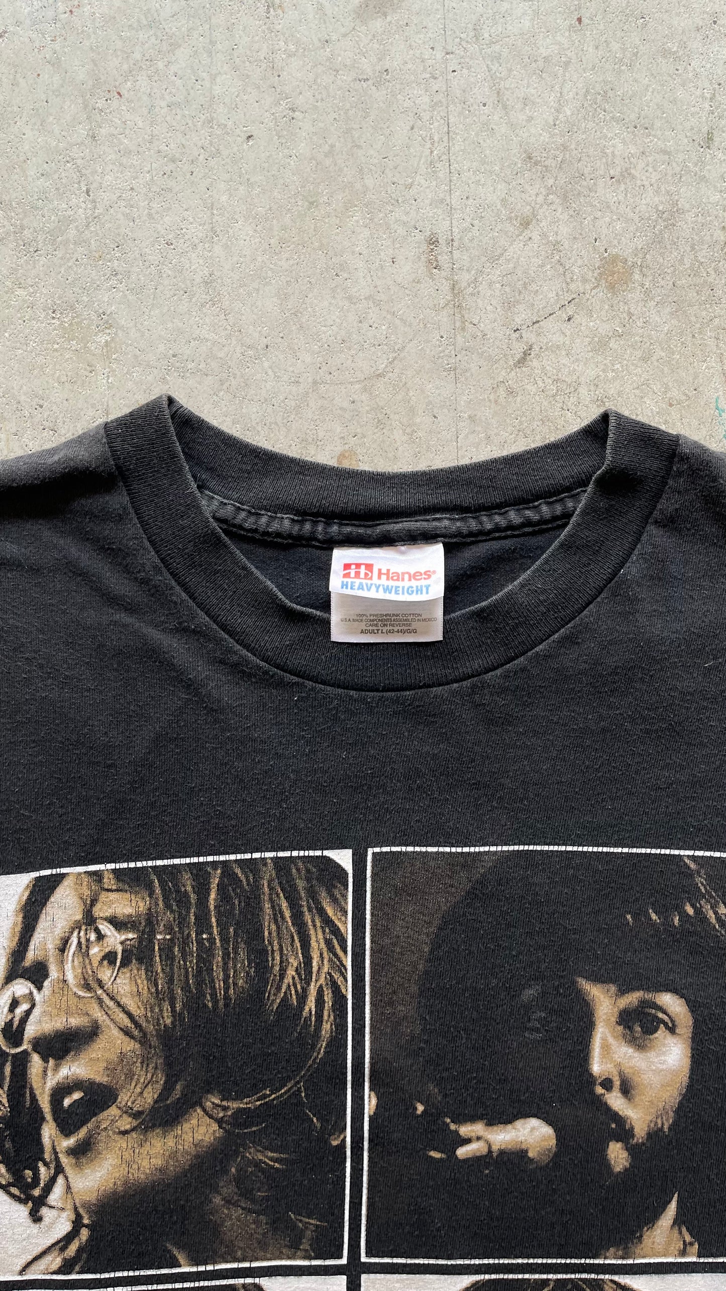 2000S "THE BEATLES" BLACK TEE - L