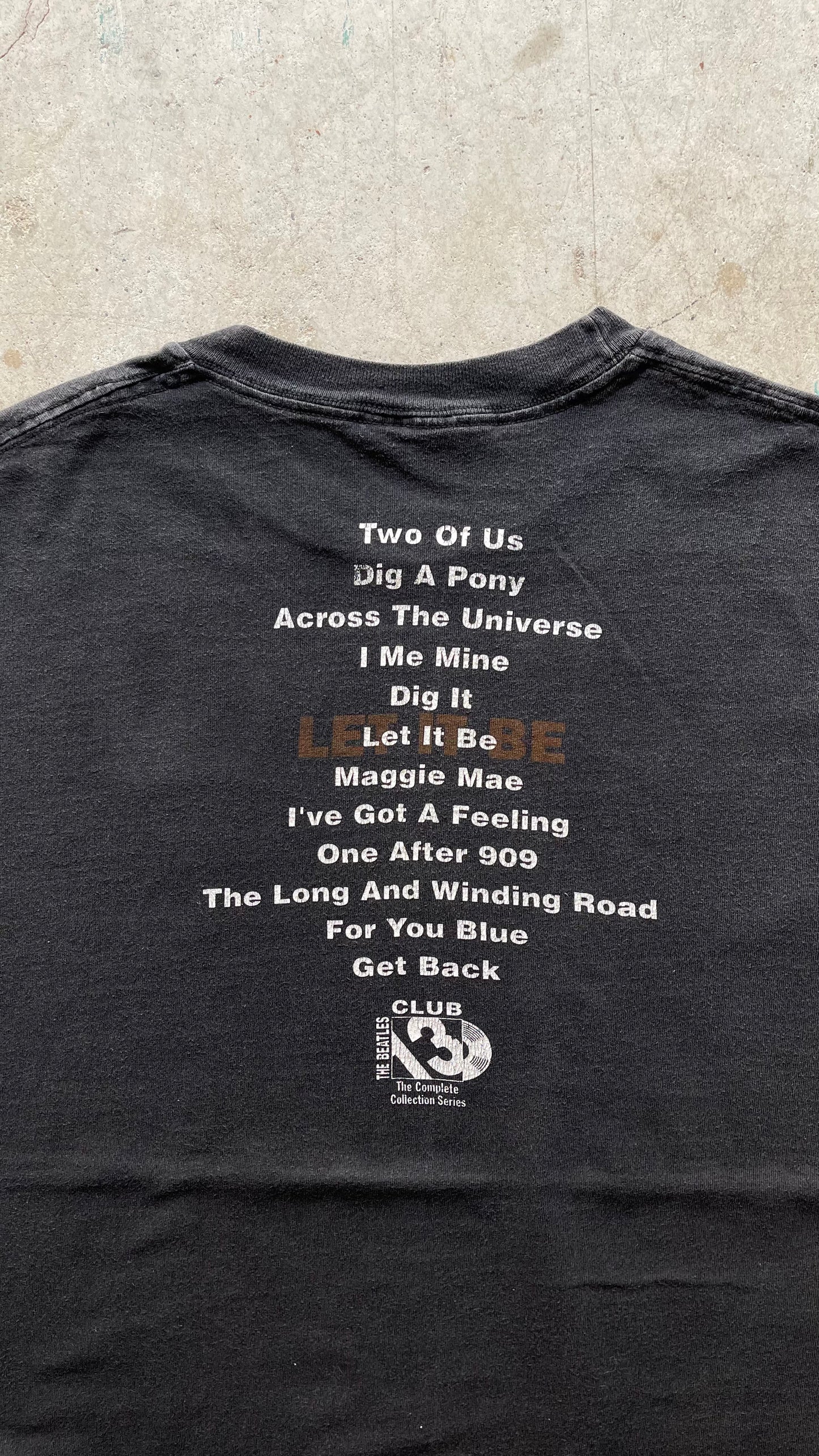2000S "THE BEATLES" BLACK TEE - L