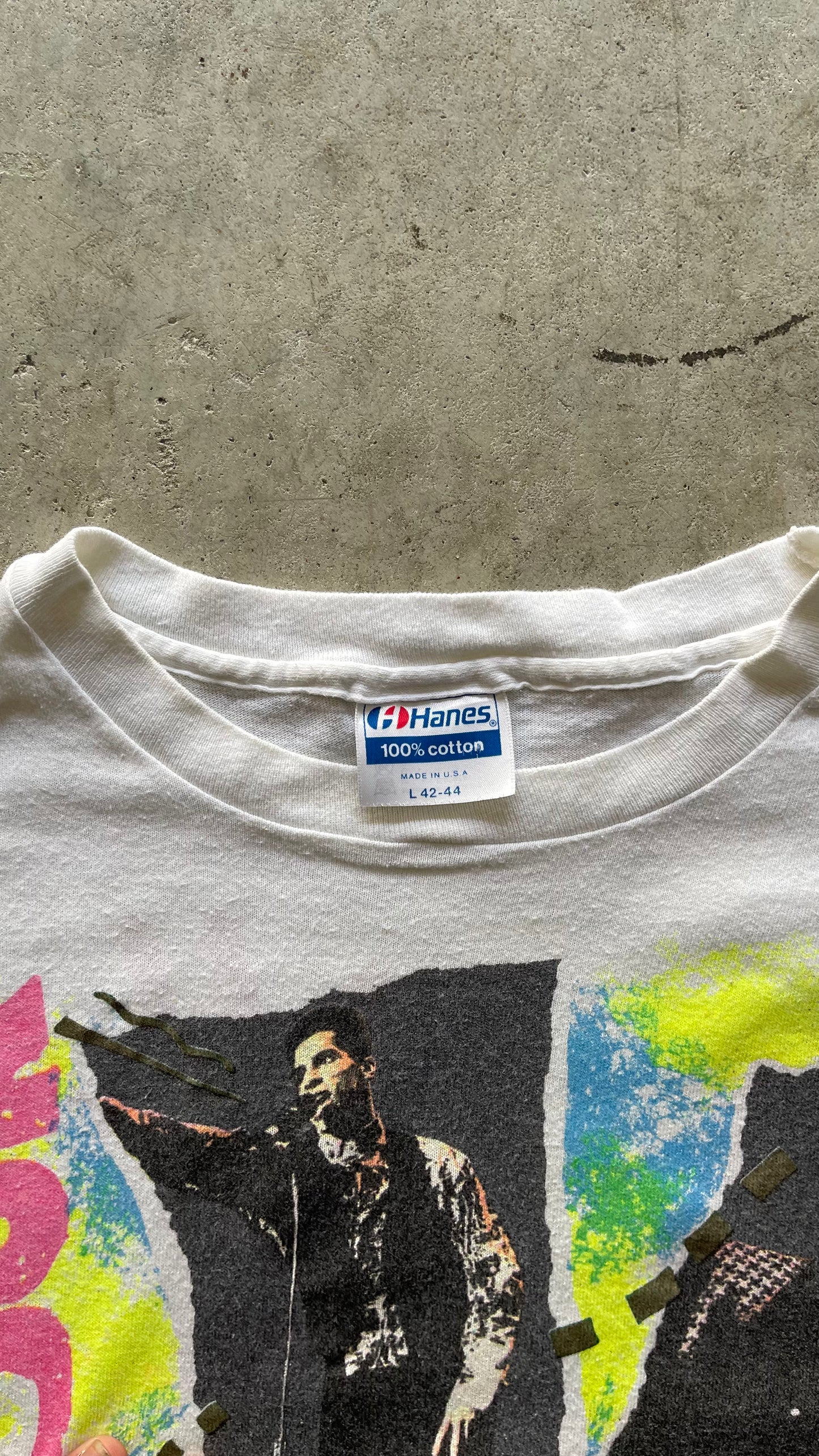 1990S "NEW KIDS ON THE BLOCK" WHITE TEE - M