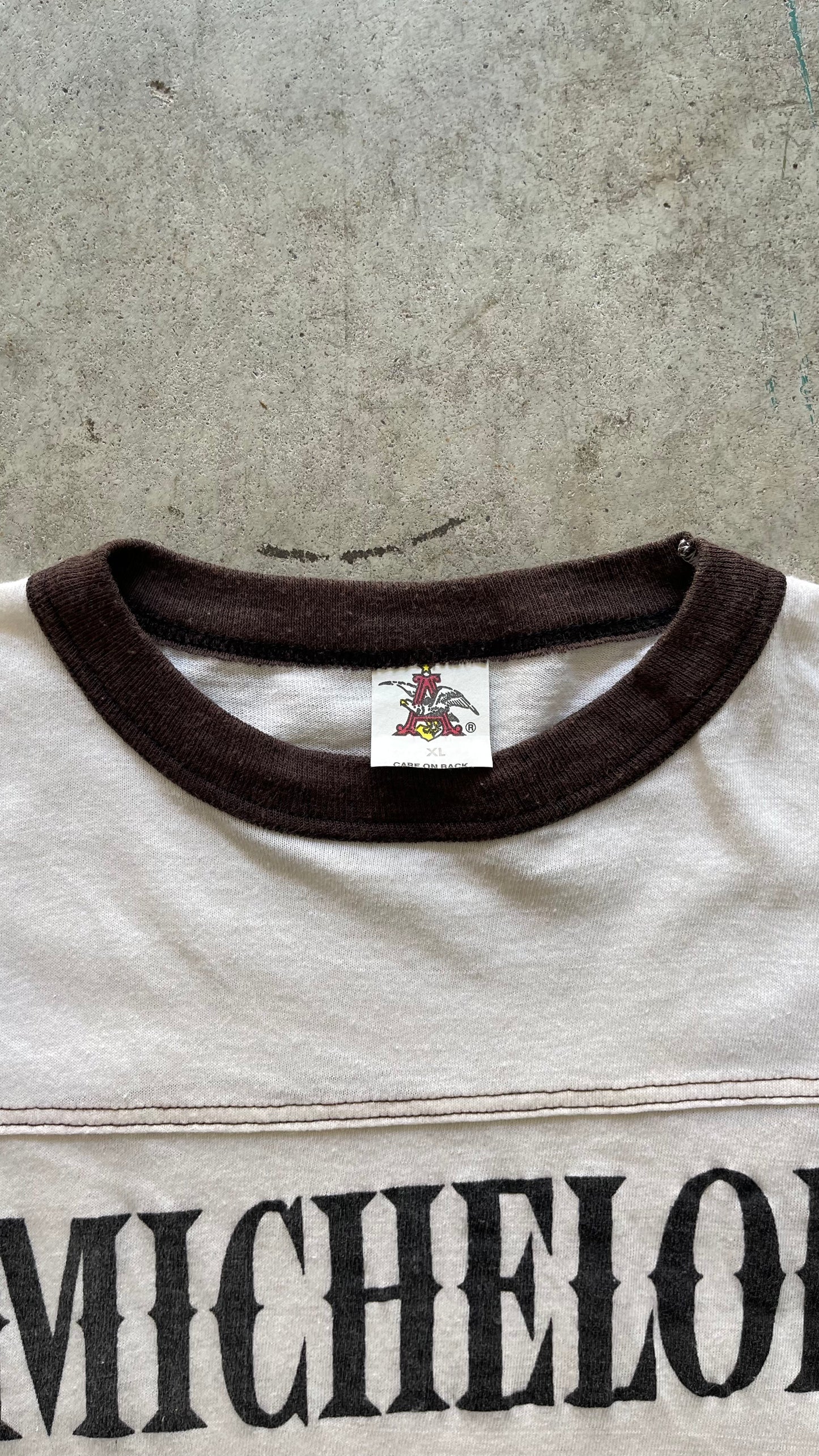 1980S MICHELOB BEER TEE - L