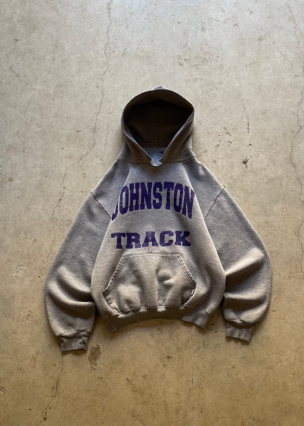 1990S "JOHNSTON TRACK" RUSSELL ATHLETIC HOODIE - M
