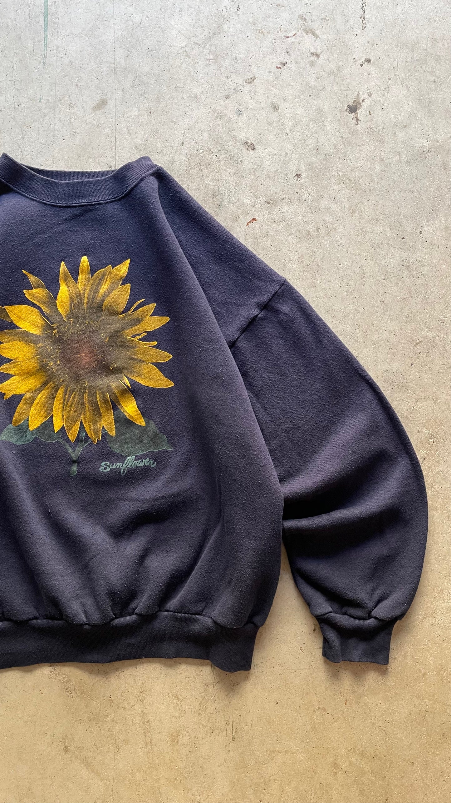 1990S SUNFLOWER SWEATSHIRT - XL