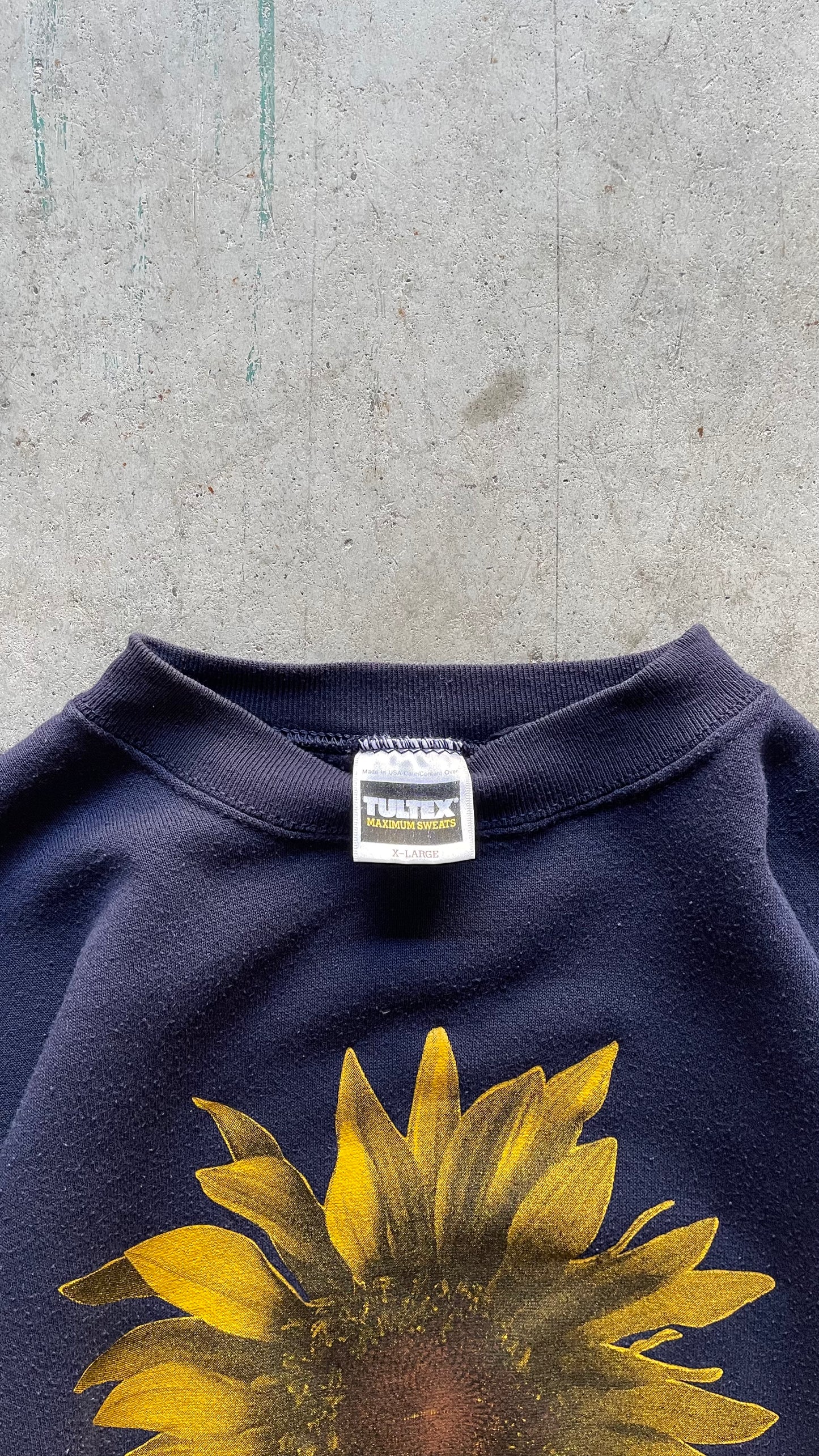 1990S SUNFLOWER SWEATSHIRT - XL