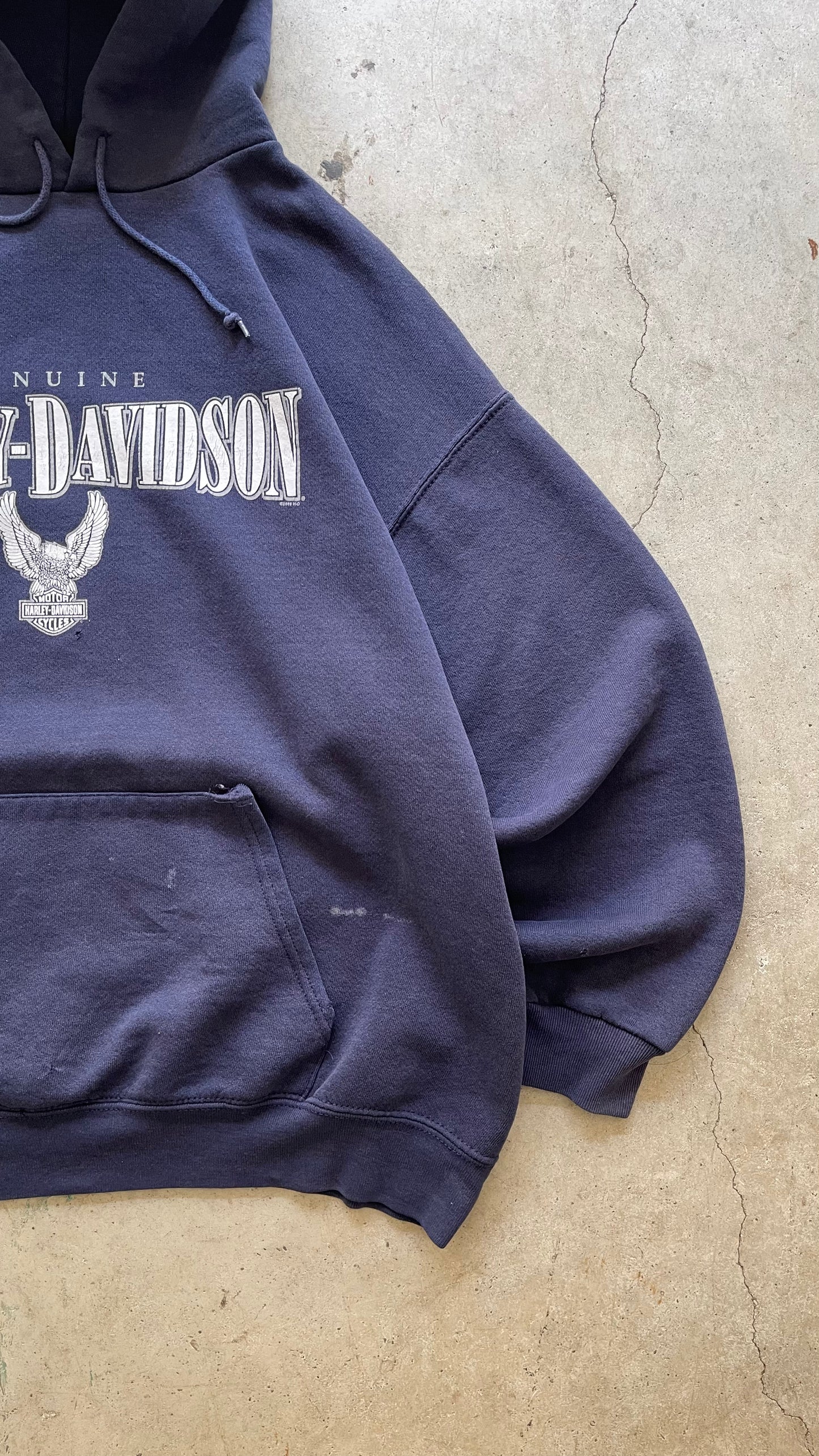 2000S HARLEY DAVIDSON HOODIE - L
