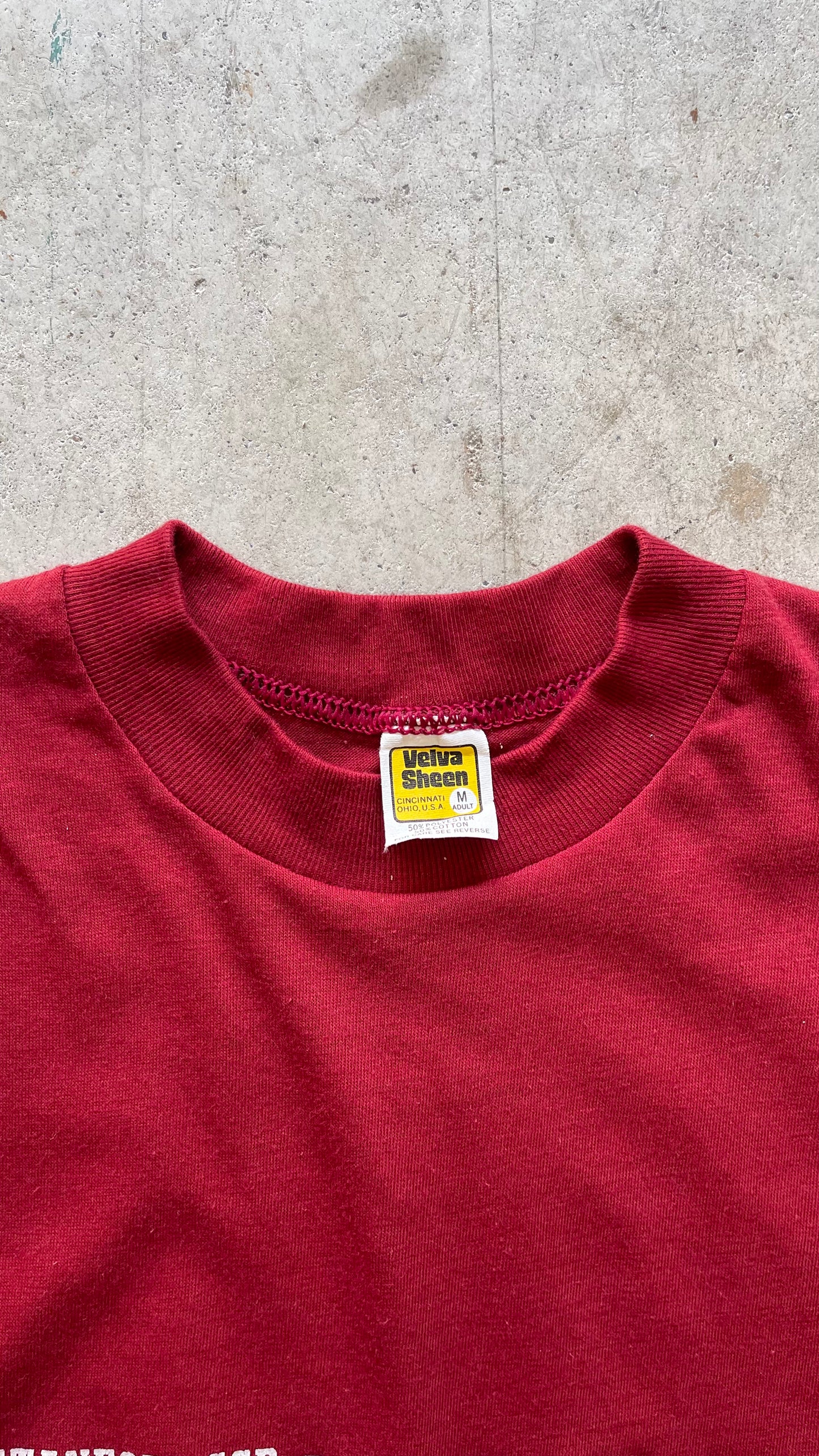 1990S UNIVERSITY OF STANFORD RED TEE - M