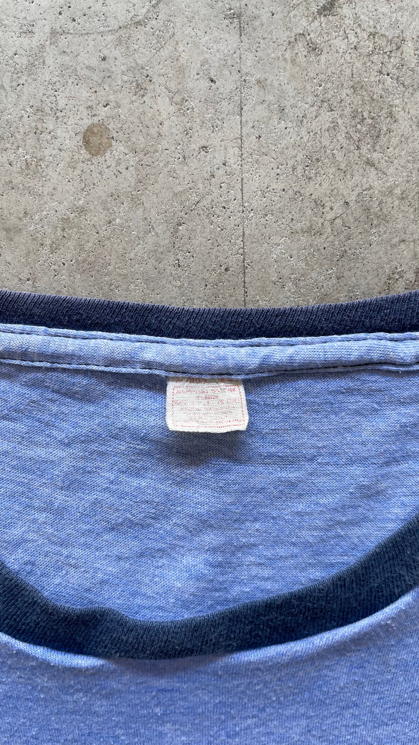 1980S "SAN FRANSCISCO CALIFORNIA" BLUE RINGER TEE - M