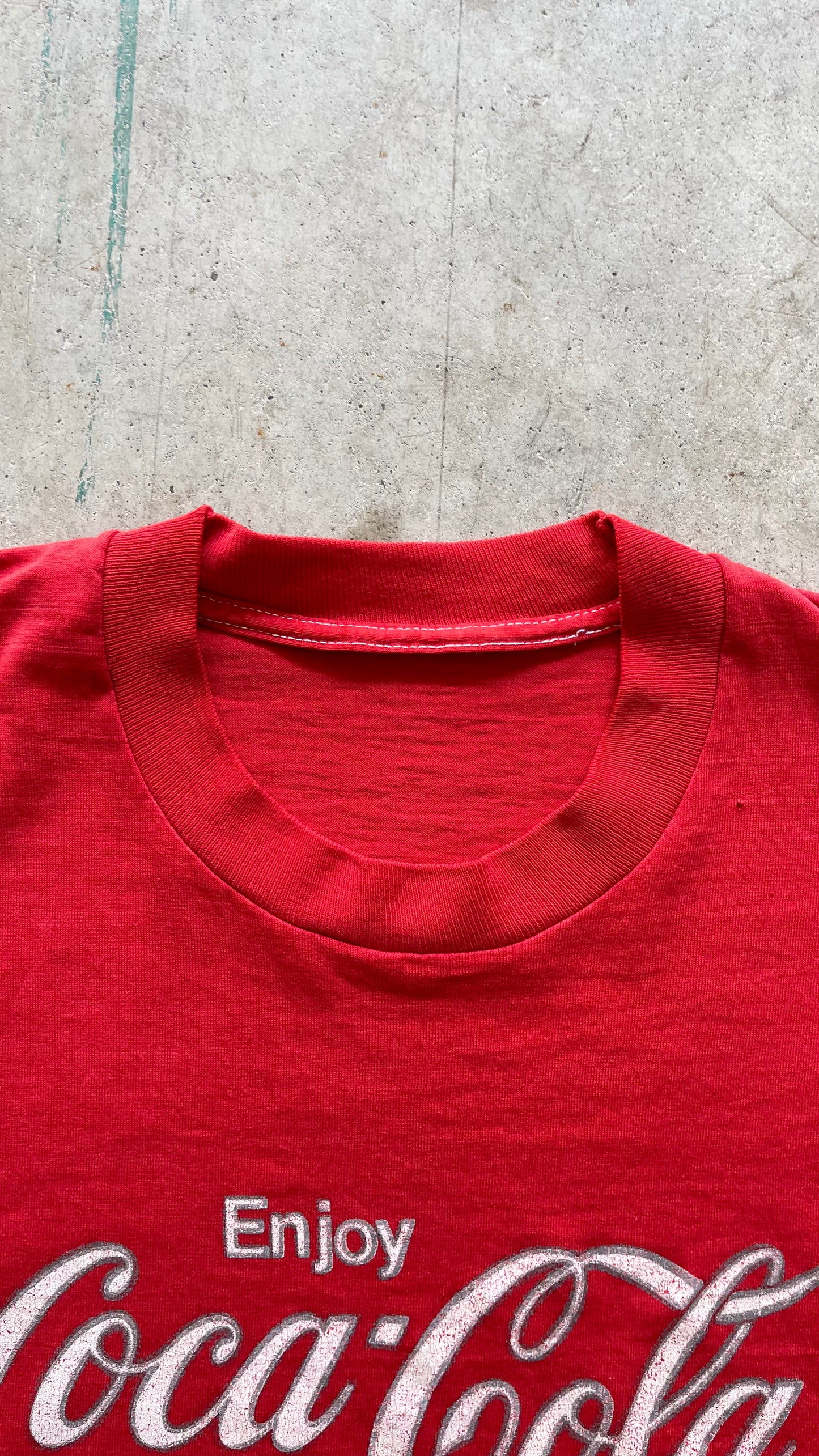 1990S COCA-COLA RED TEE - L