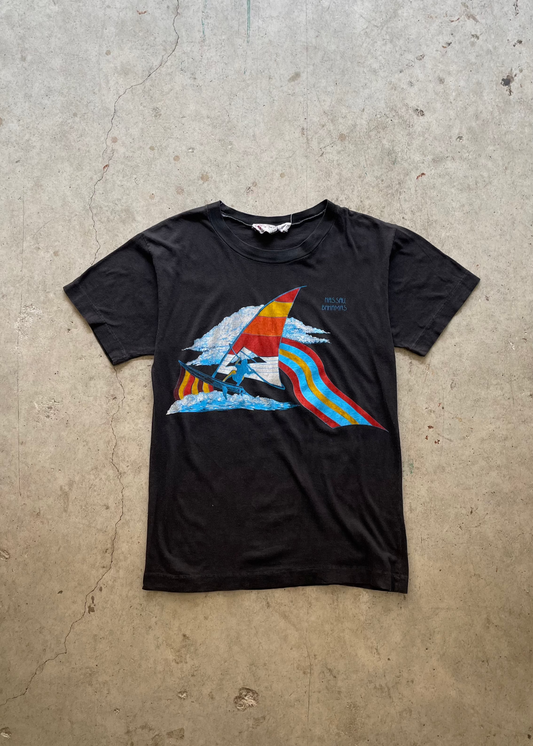 1980S BAHAMAS VACATION BLACK TEE - M