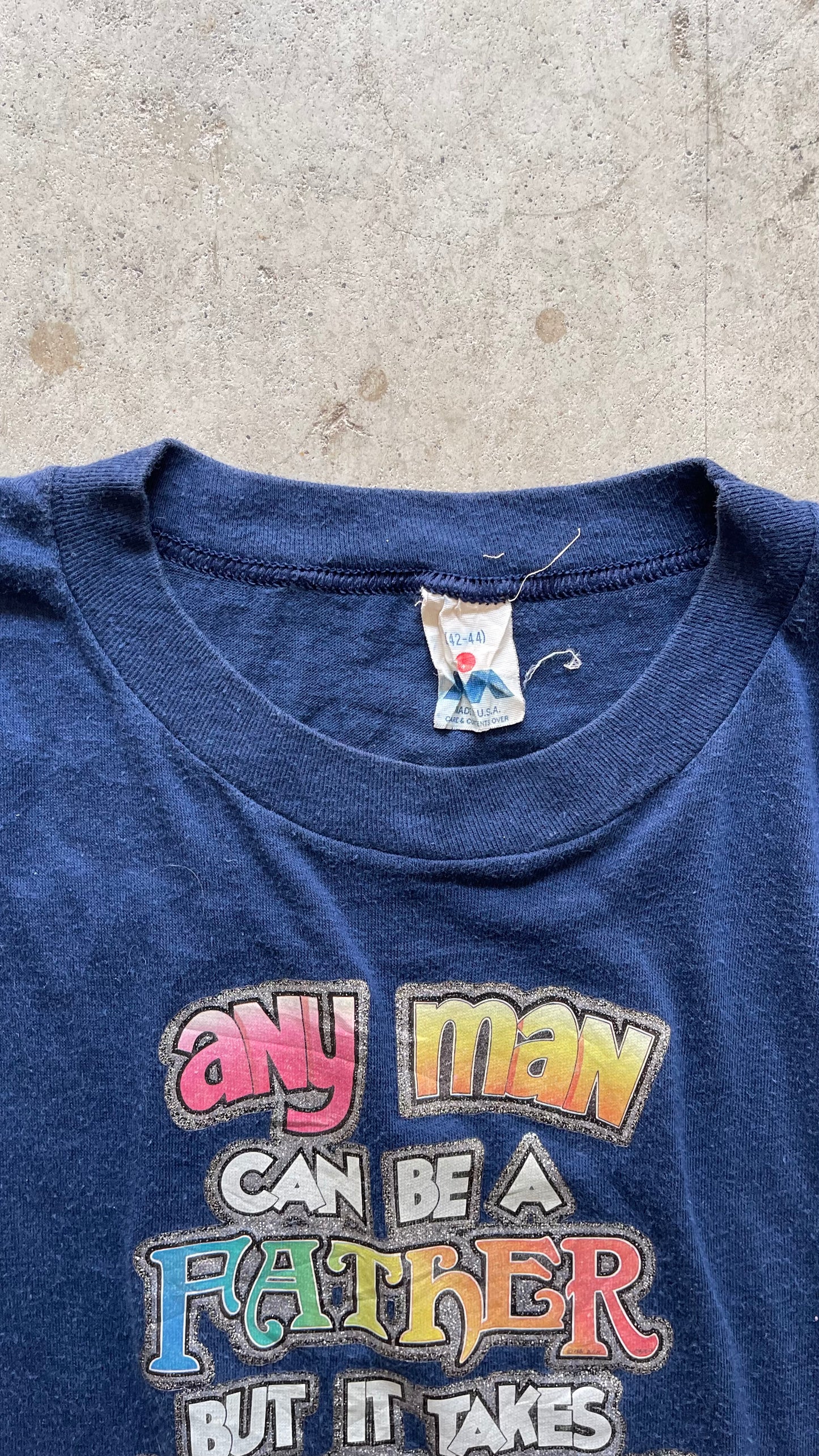 1990S DAD FUNNY TEE - L