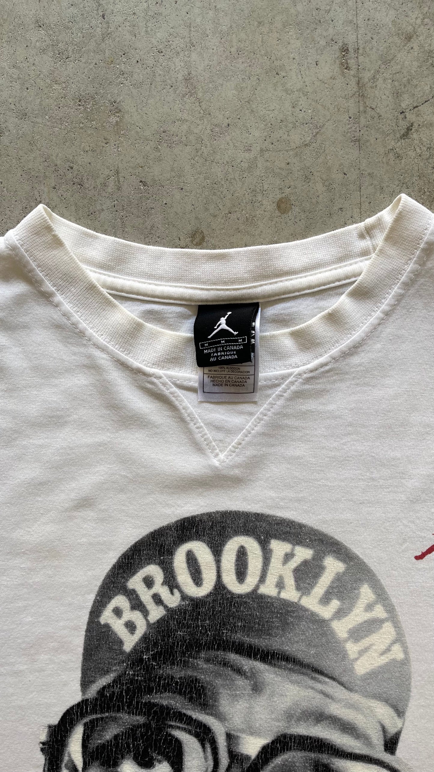 2000S SPIKE LEE X JORDAN WHITE TEE - M