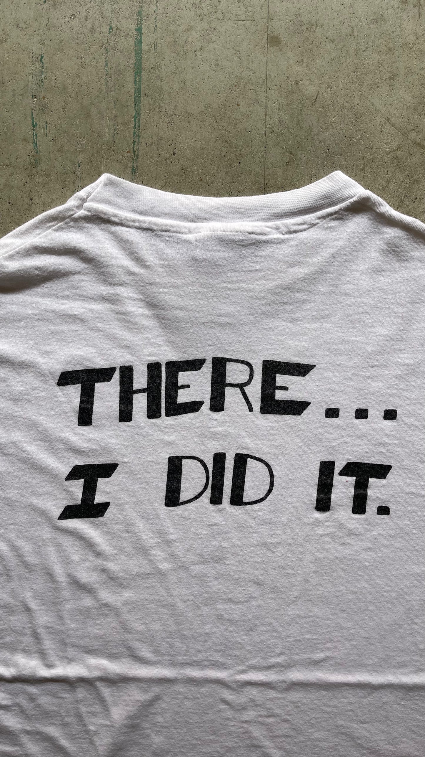 1990S "DR BADOS AMAZING" WHITE TEE - L