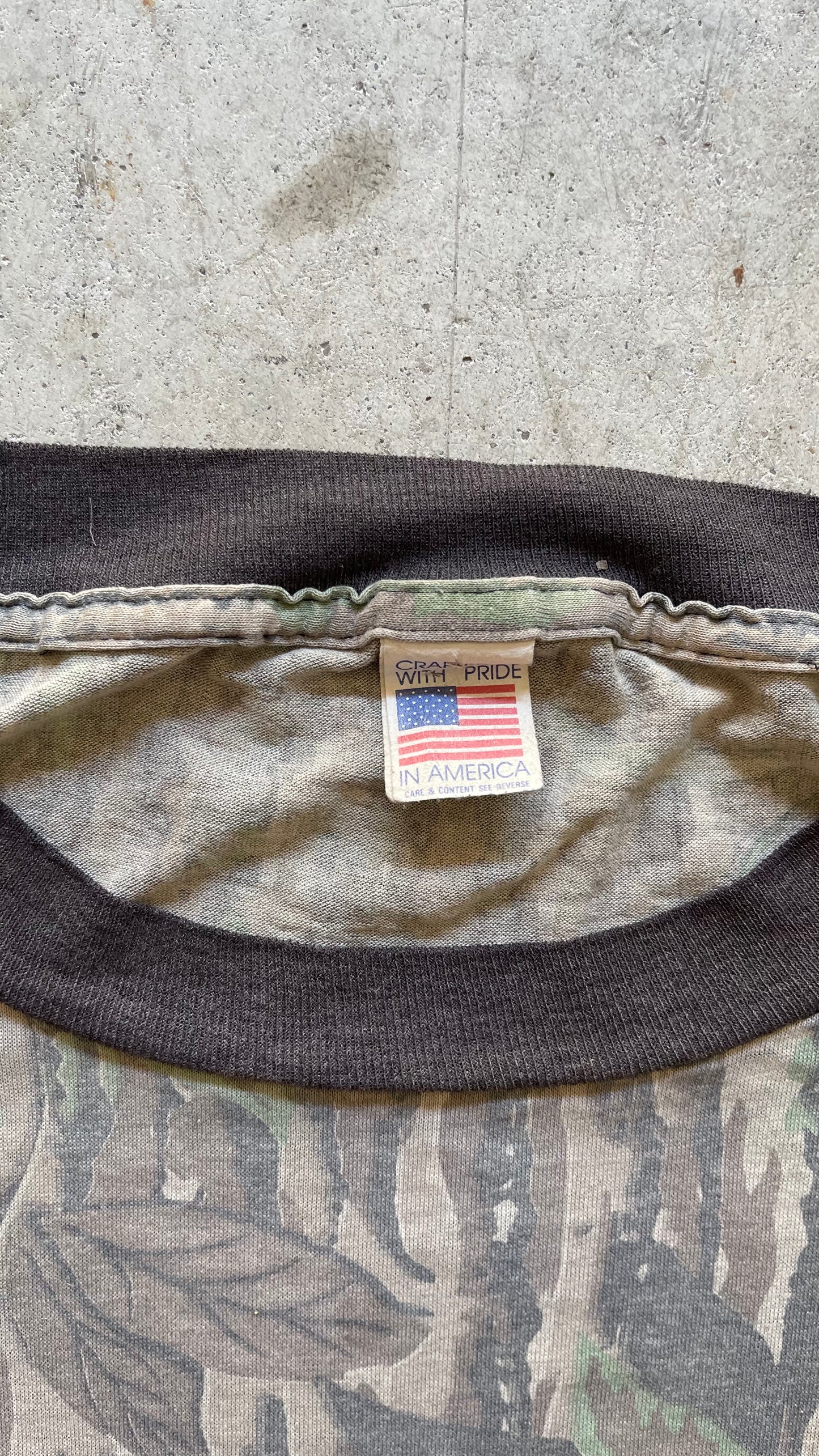 1990S REALTREE CAMO LONGSLEEVE TEE - L